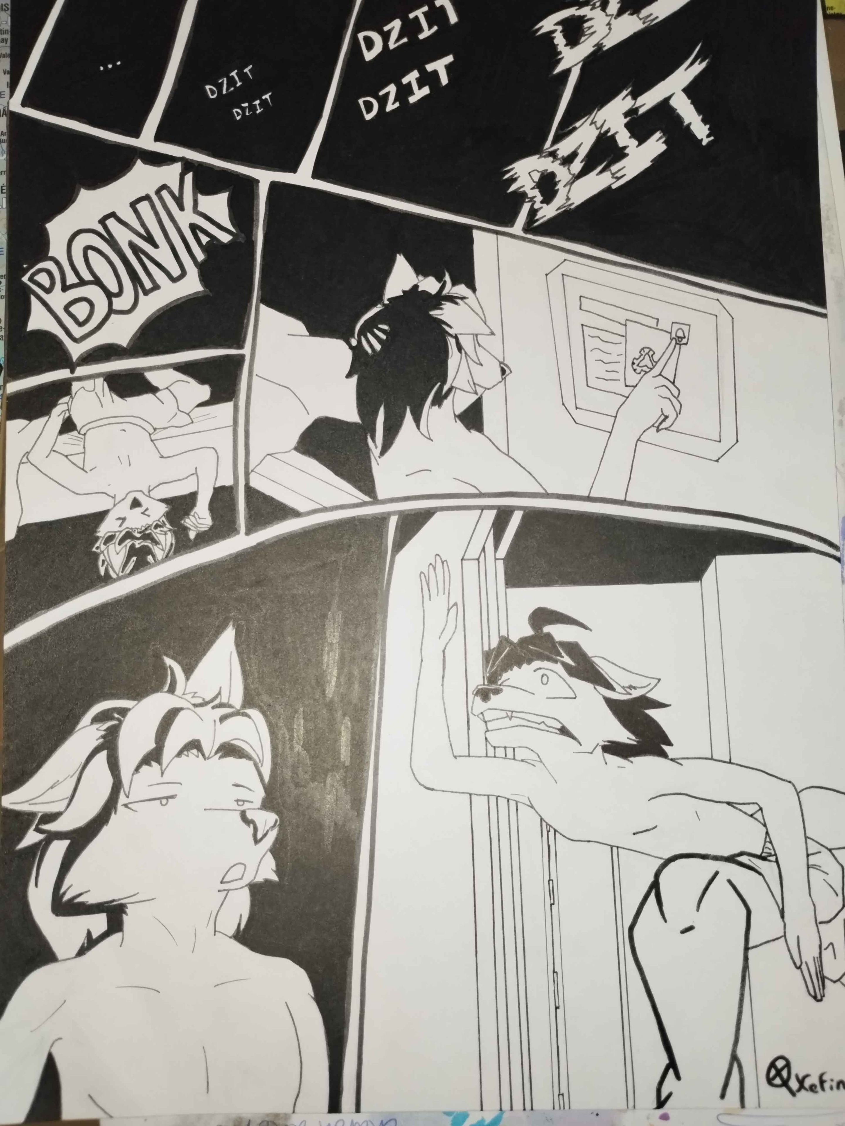 REMAKE TAoX Page 1 (+croquis et processus) par xefino_35