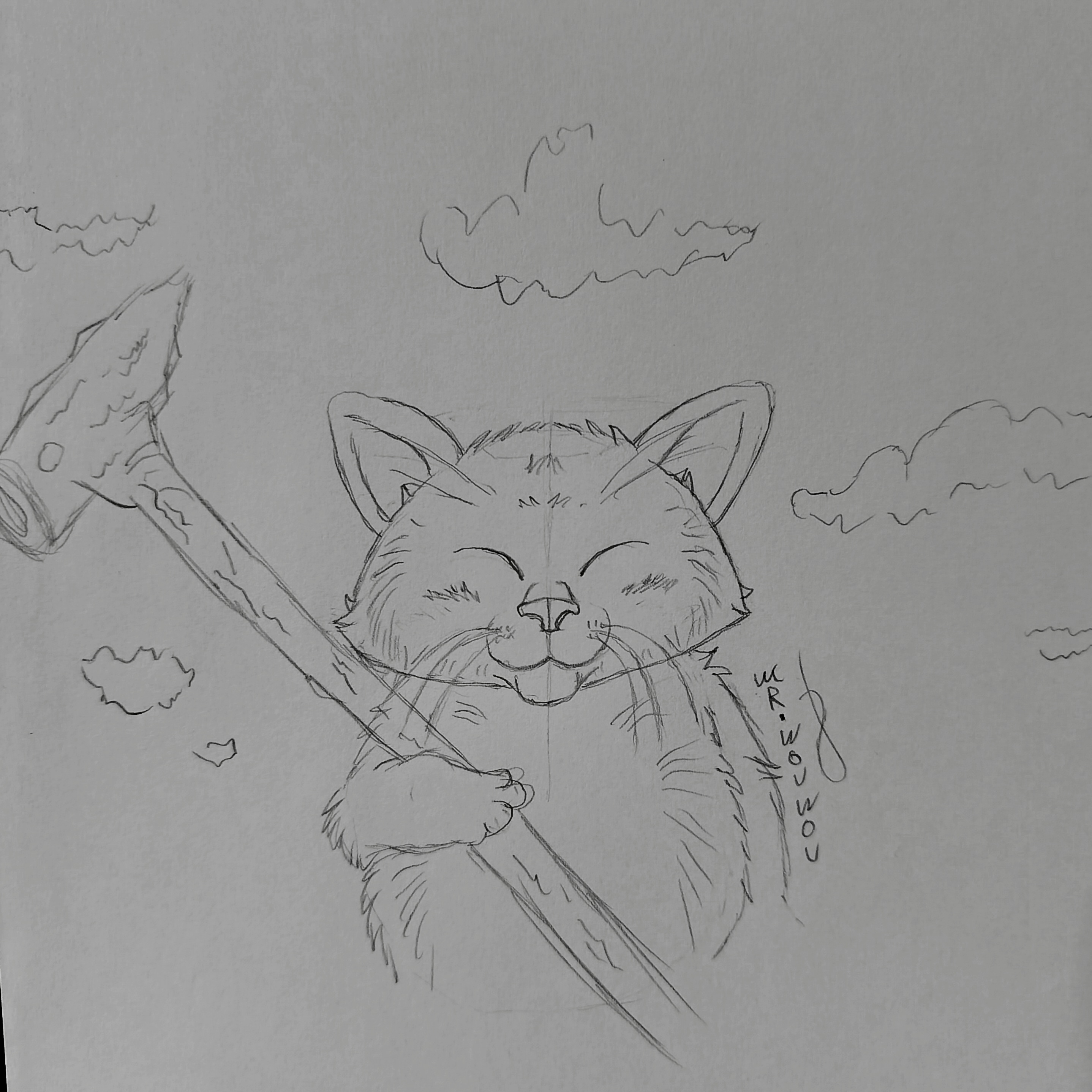 Karin Sanctuary & Kami's Palace Sketchart par Mr.Wouwou