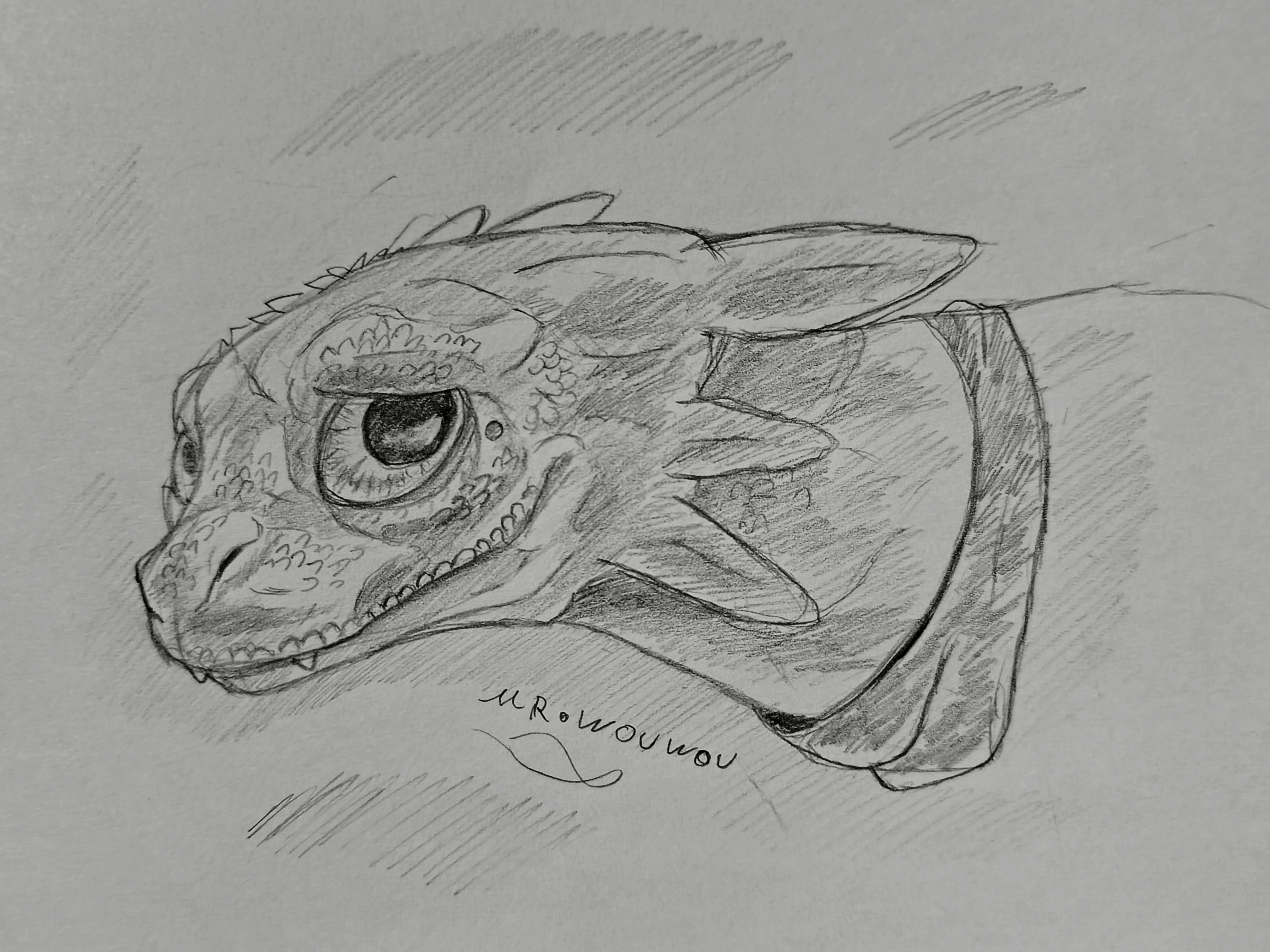 Krokmou Sketchart par Mr.Wouwou