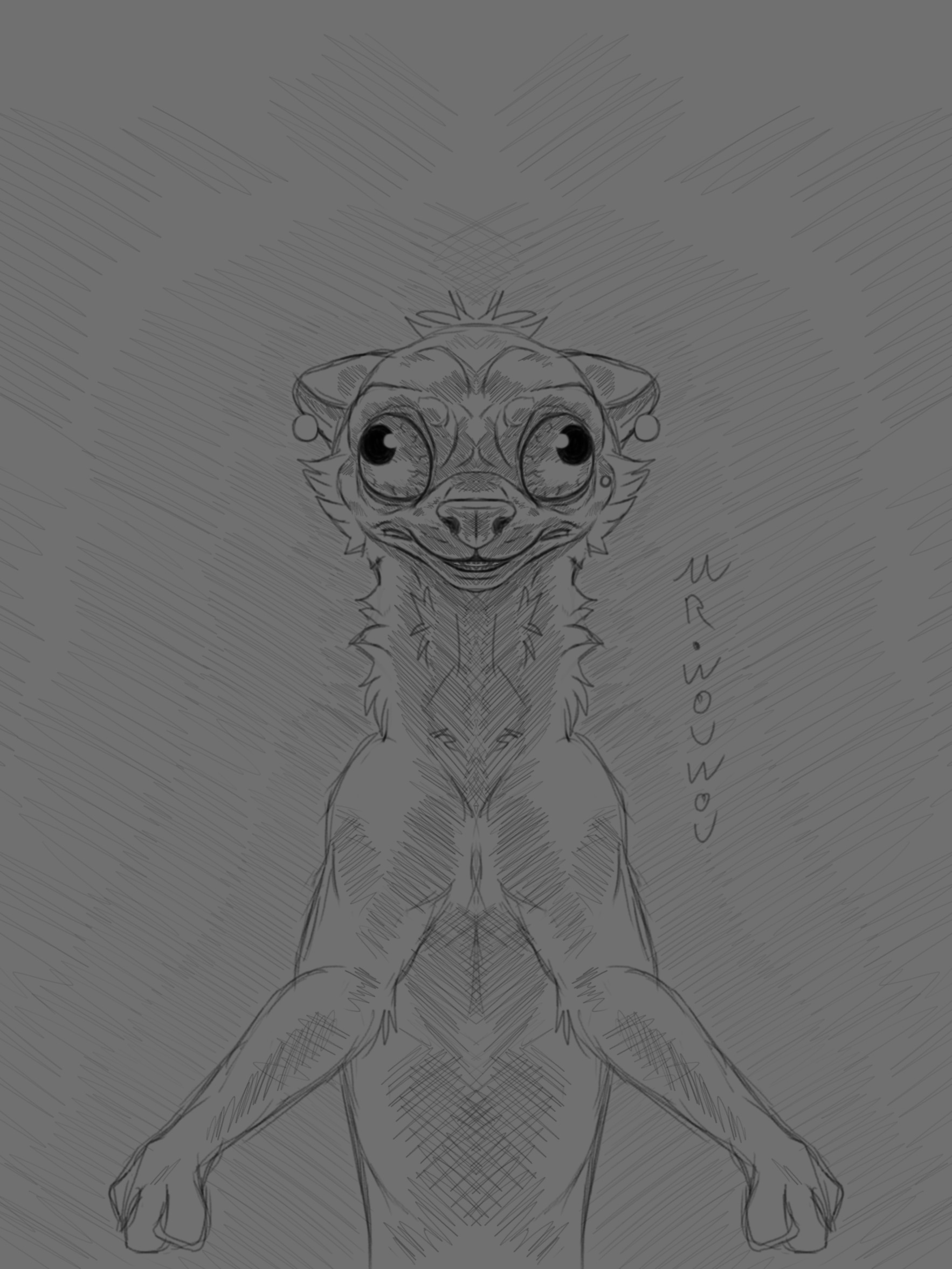 Ferret Sketchart Derpy par Mr.Wouwou