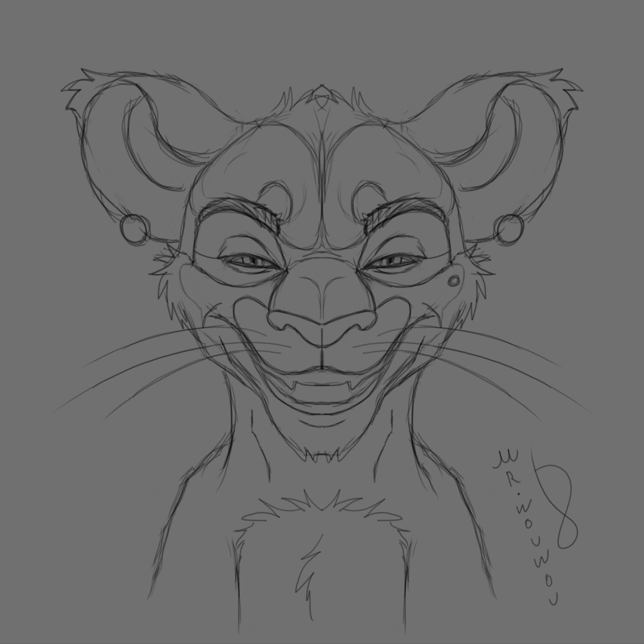 Simba Sketchart par Mr.Wouwou