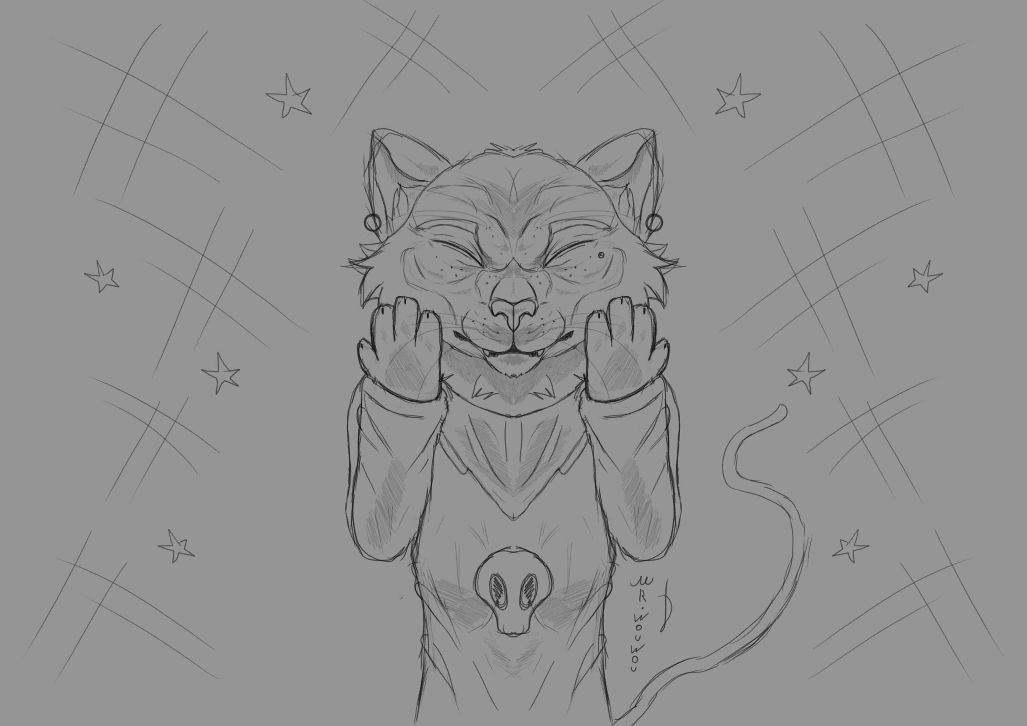 Old cat icon from VRChat par Mr.Wouwou