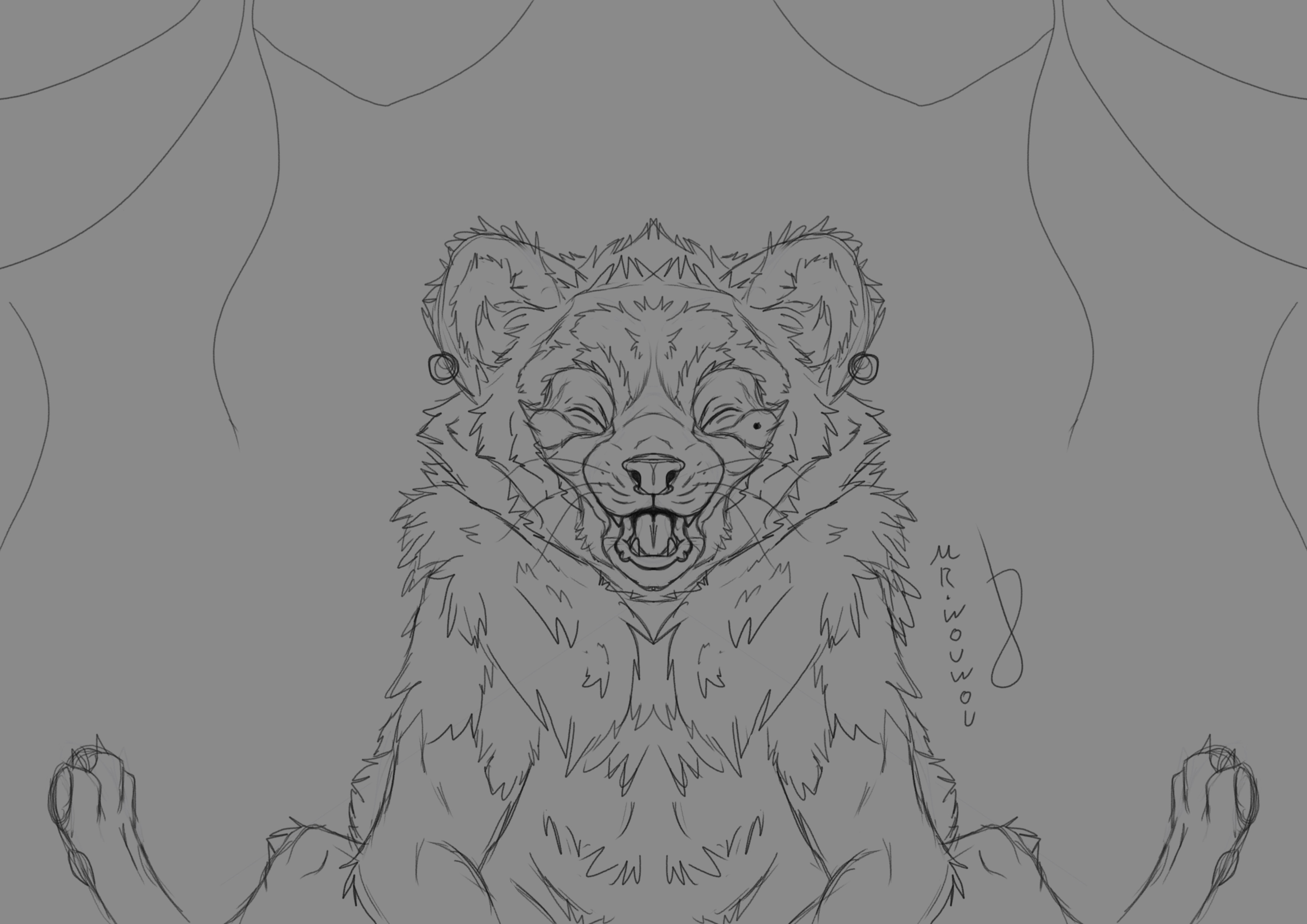 Tanuki Sketchart par Mr.Wouwou
