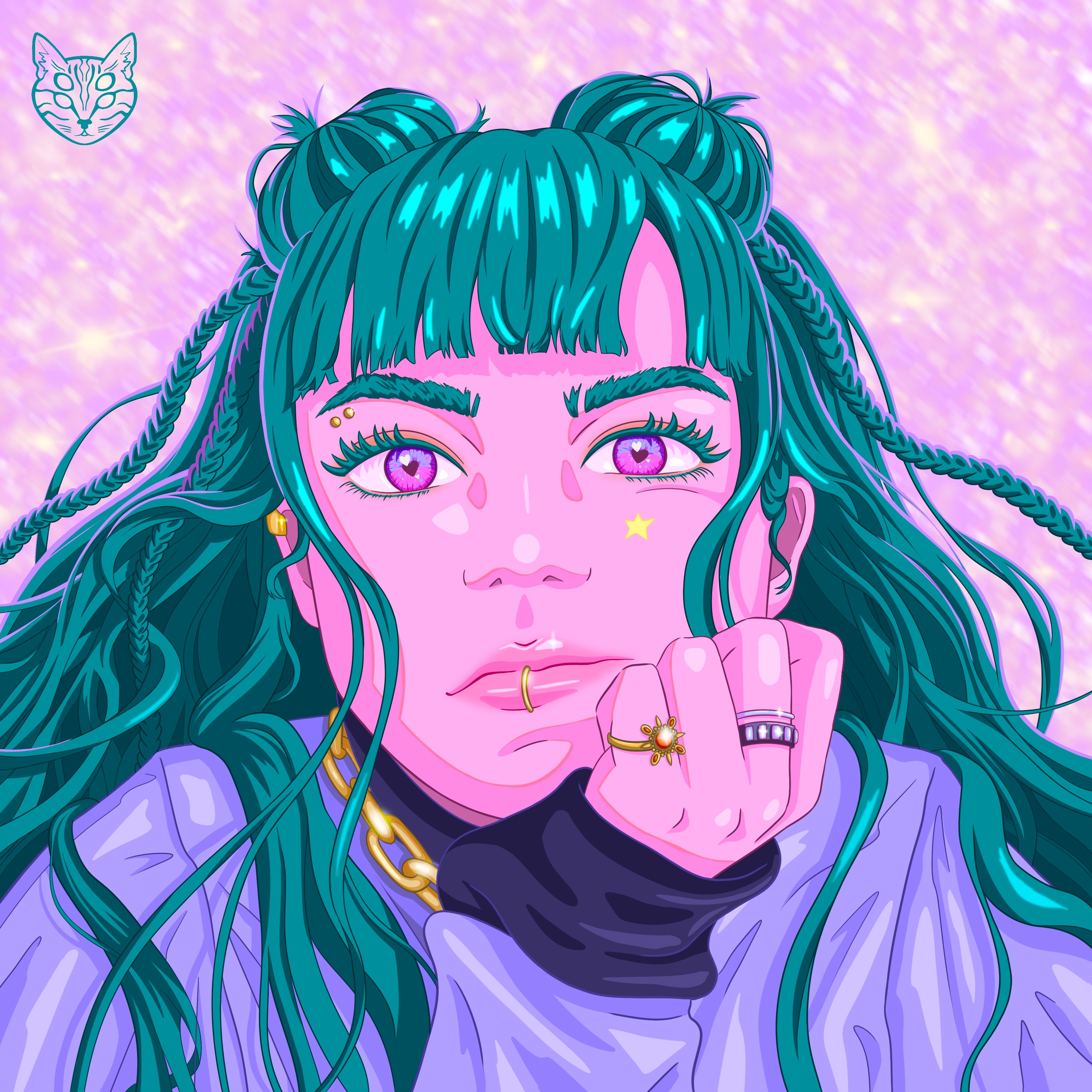 Série de portraits par Sayo