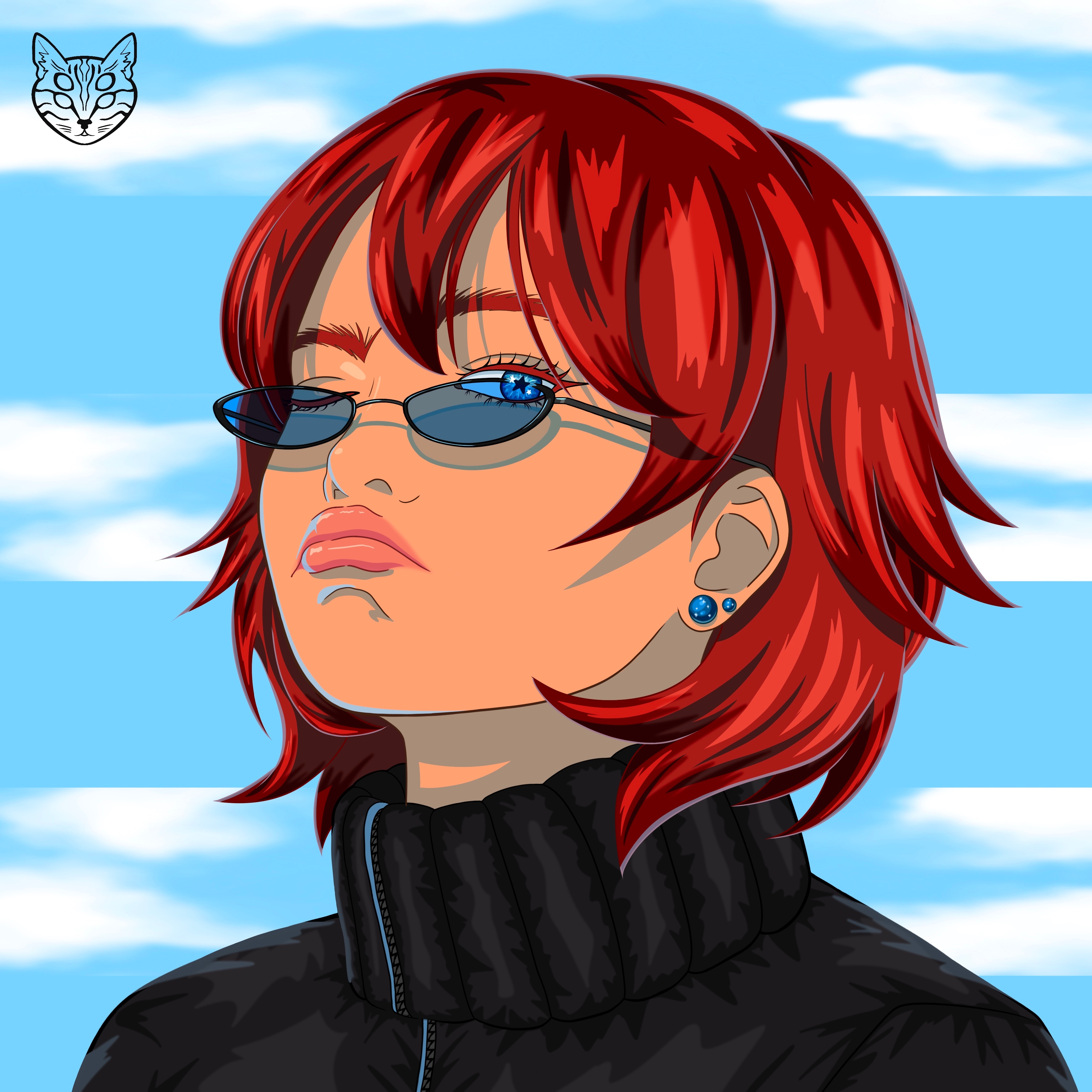 Série de portraits par Sayo