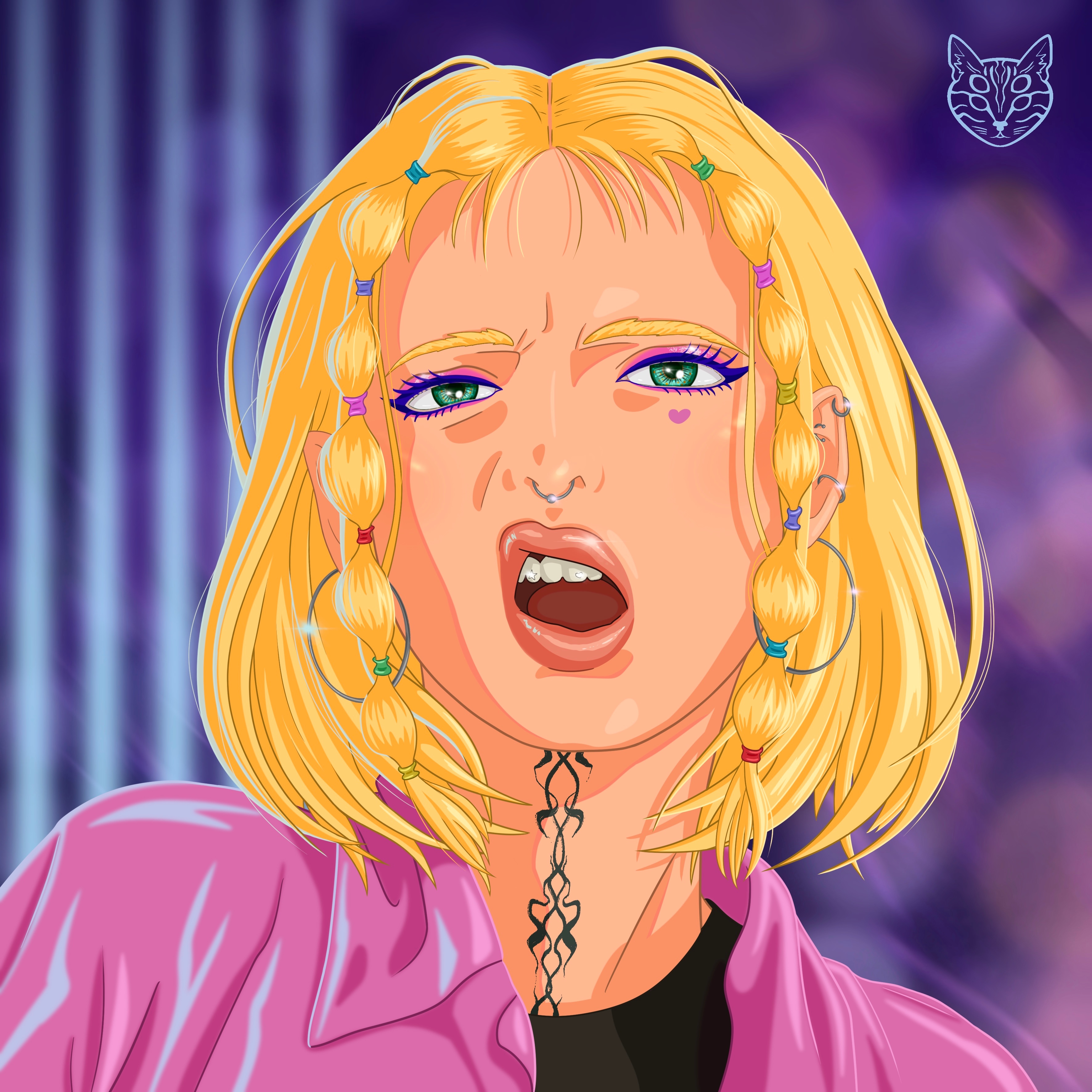 Série de portraits par Sayo