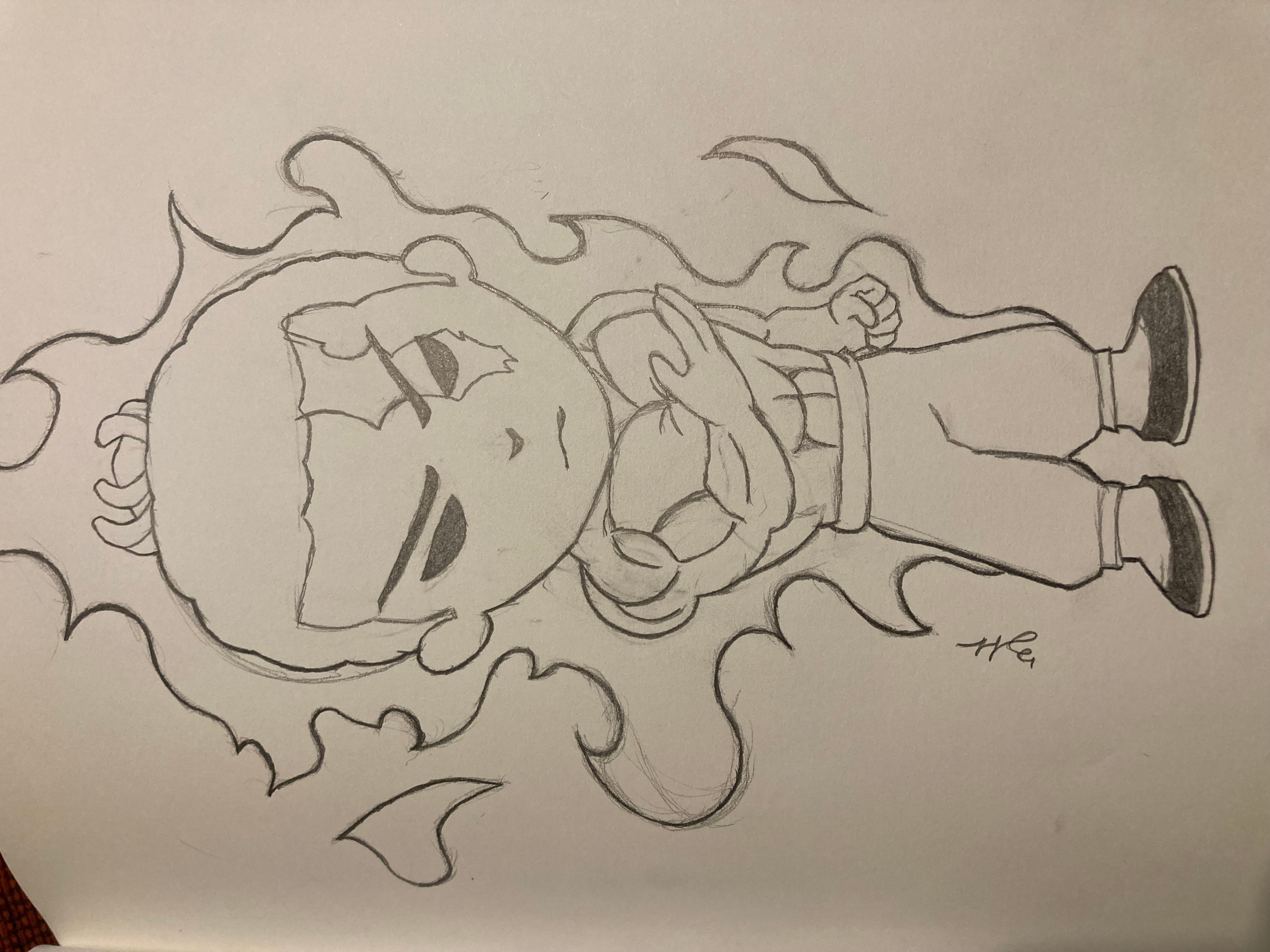 Dessin sur papier par LeVoyageurPortable