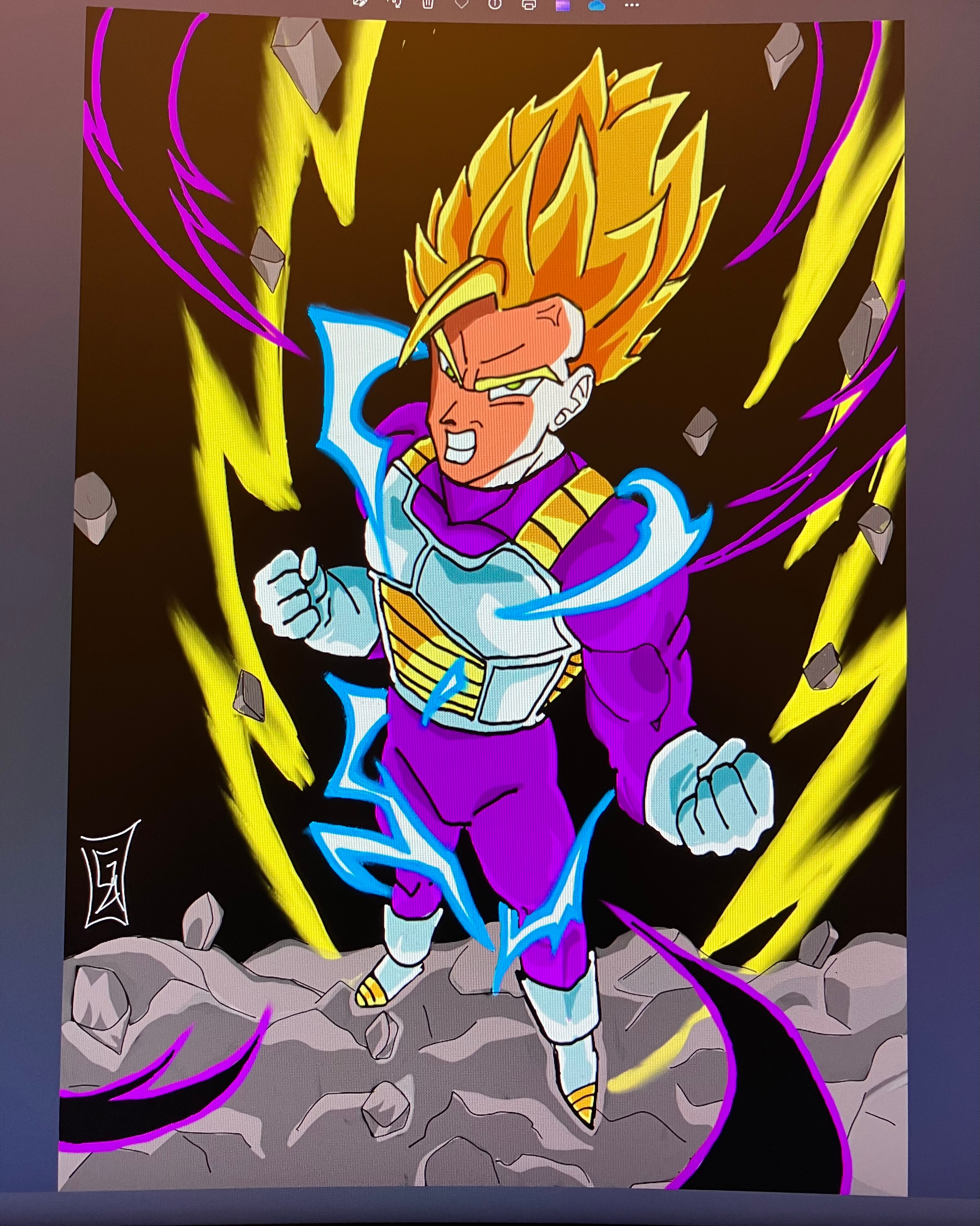 Début de digital painting par LeVoyageurPortable