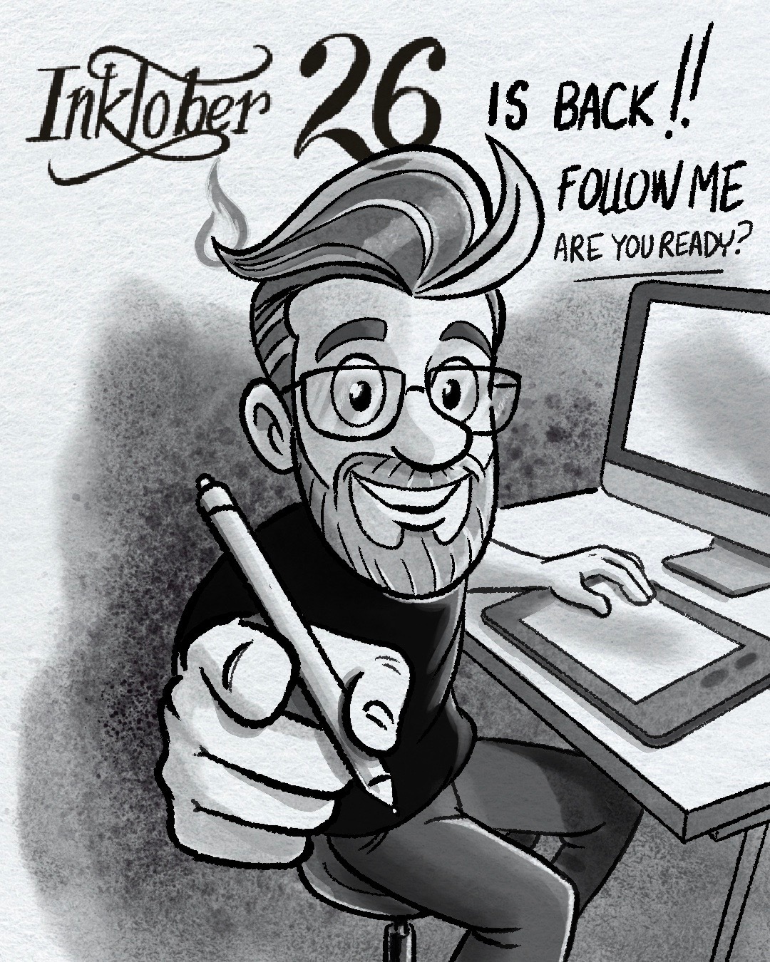 Inktober 2026 par fredlameche