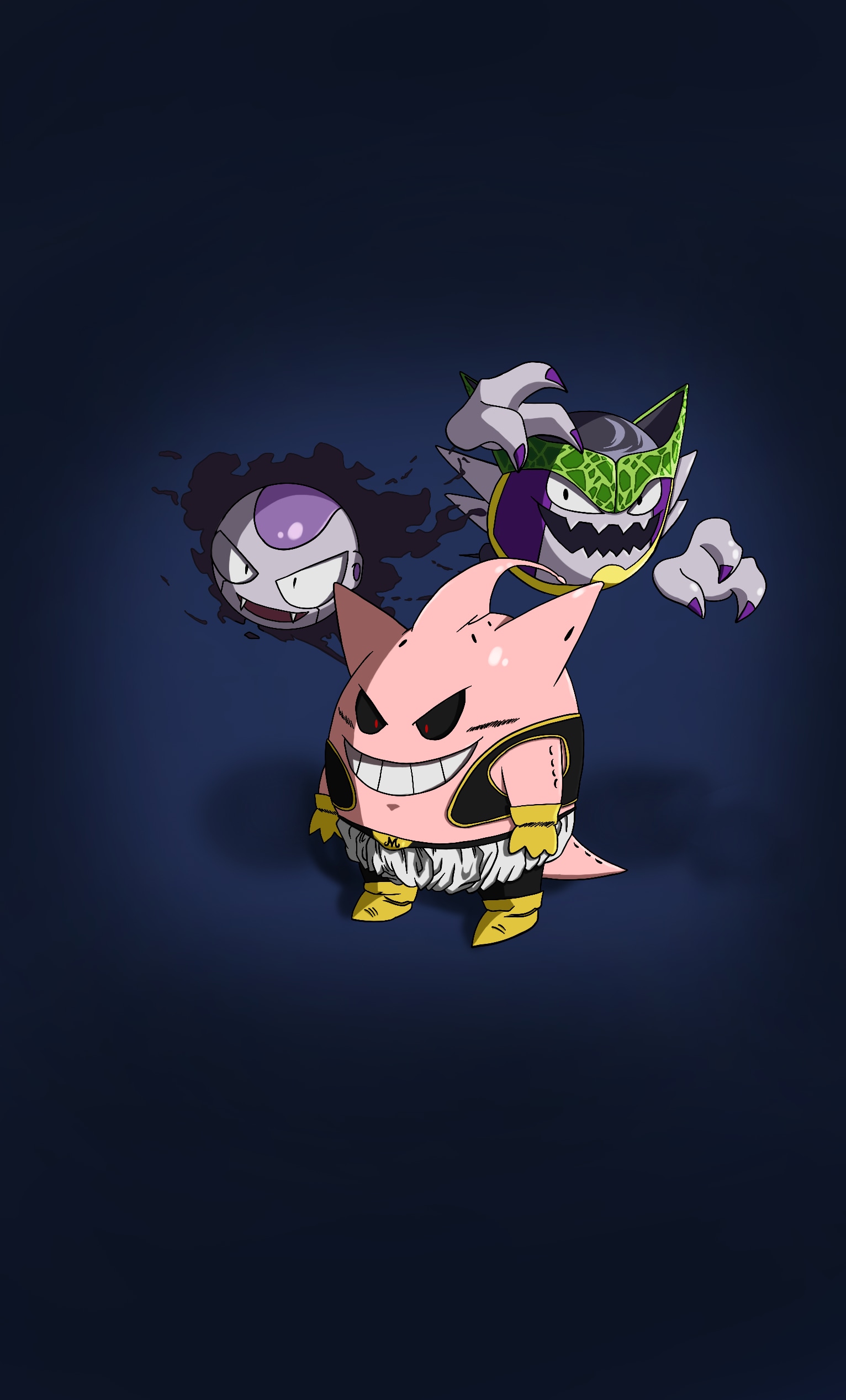 Gengar Family x Dragon Ball par Vnce ReiinoR