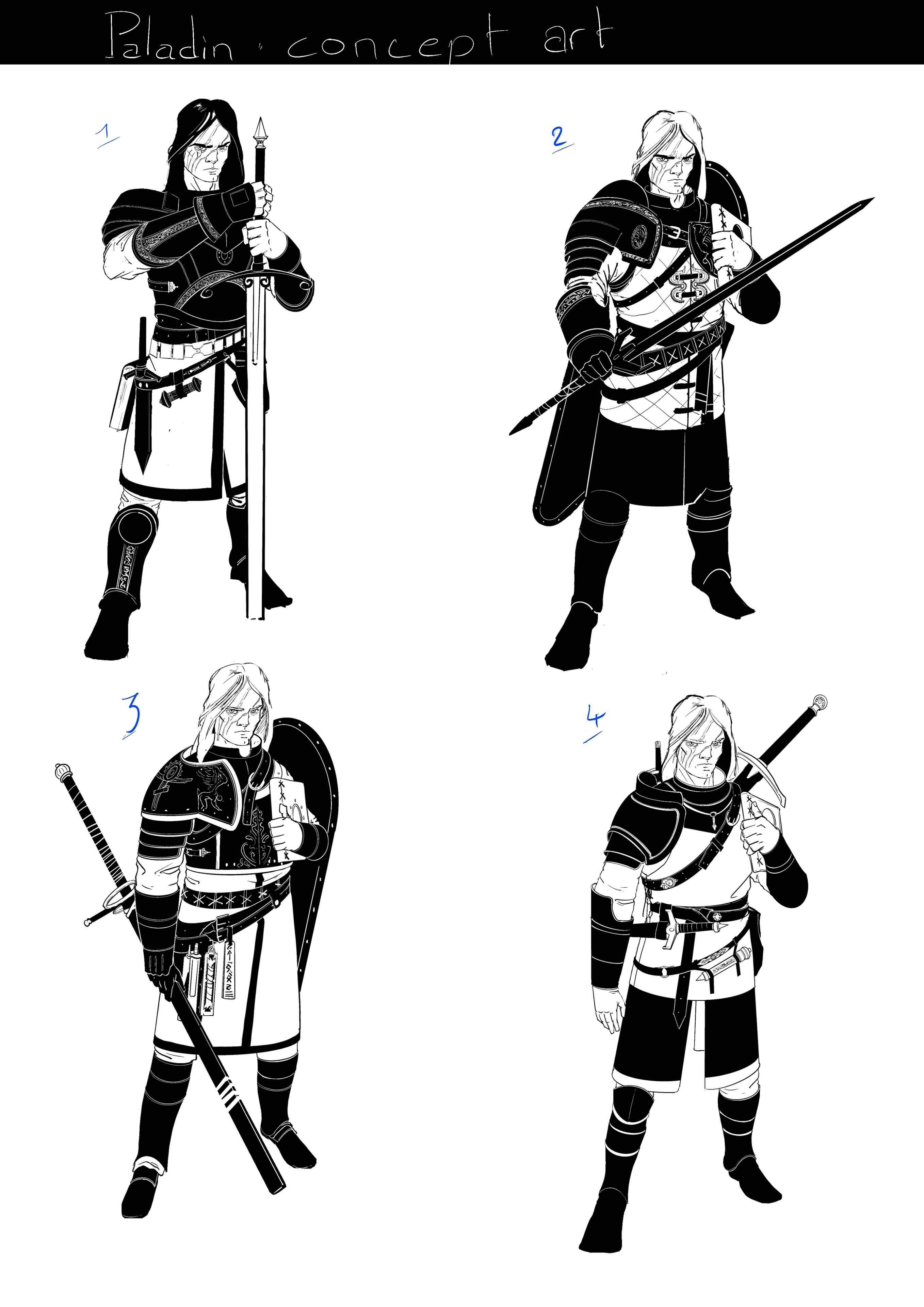 Le paladin et sa sainte par Ronan Quéré-Charvy