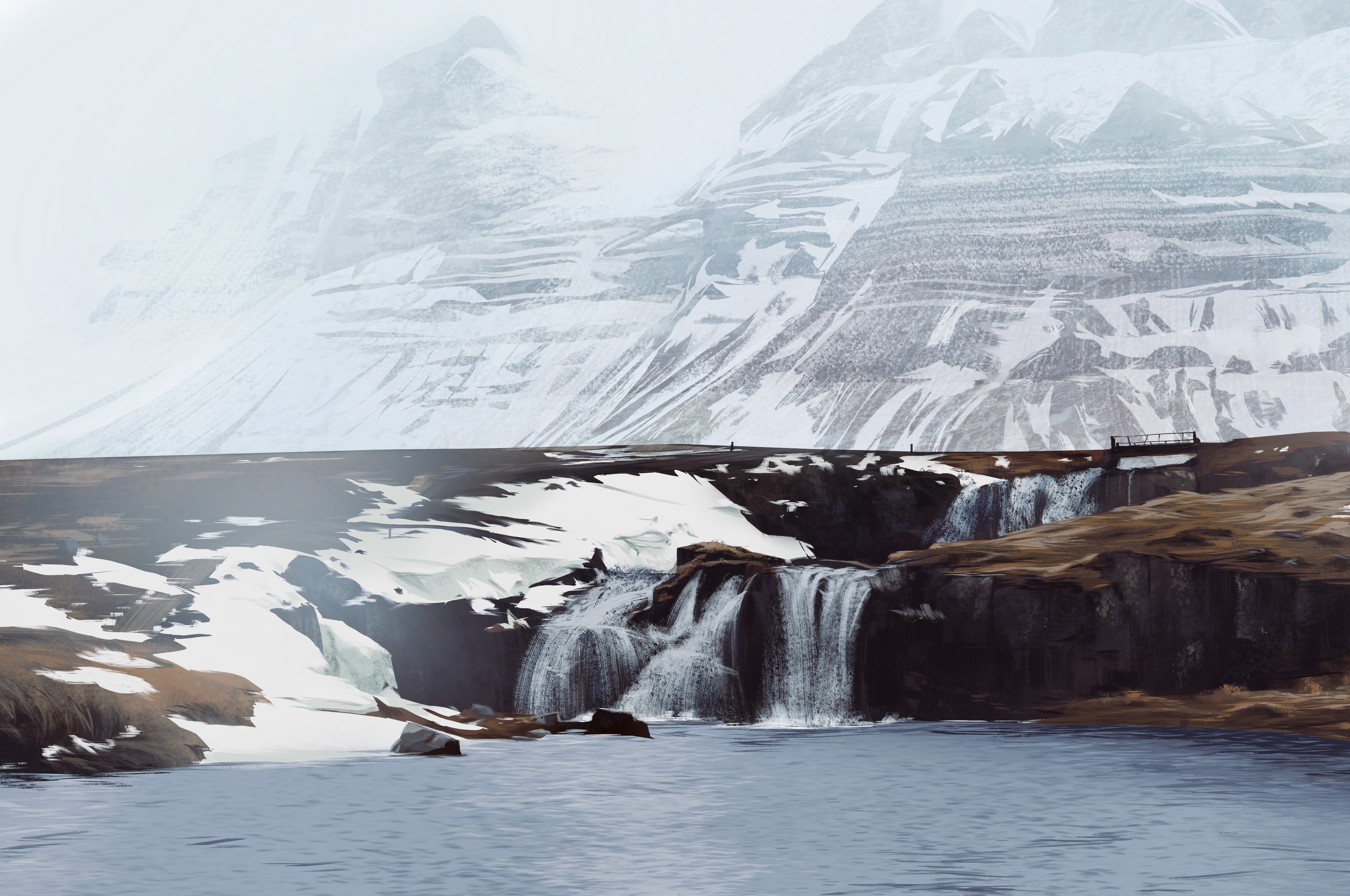 Les montagnes par Hellie