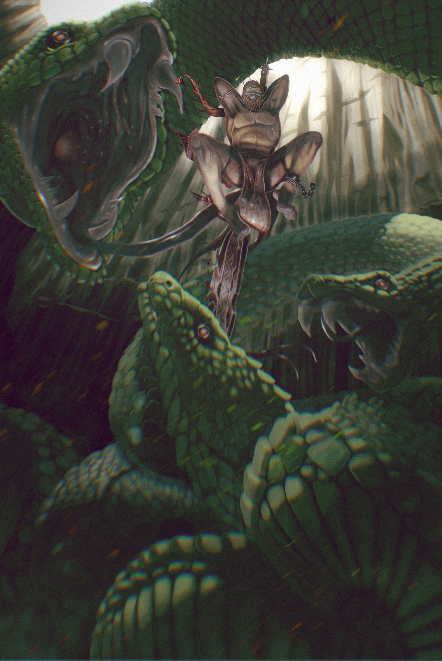 Pleine lune version 2 par Roebben