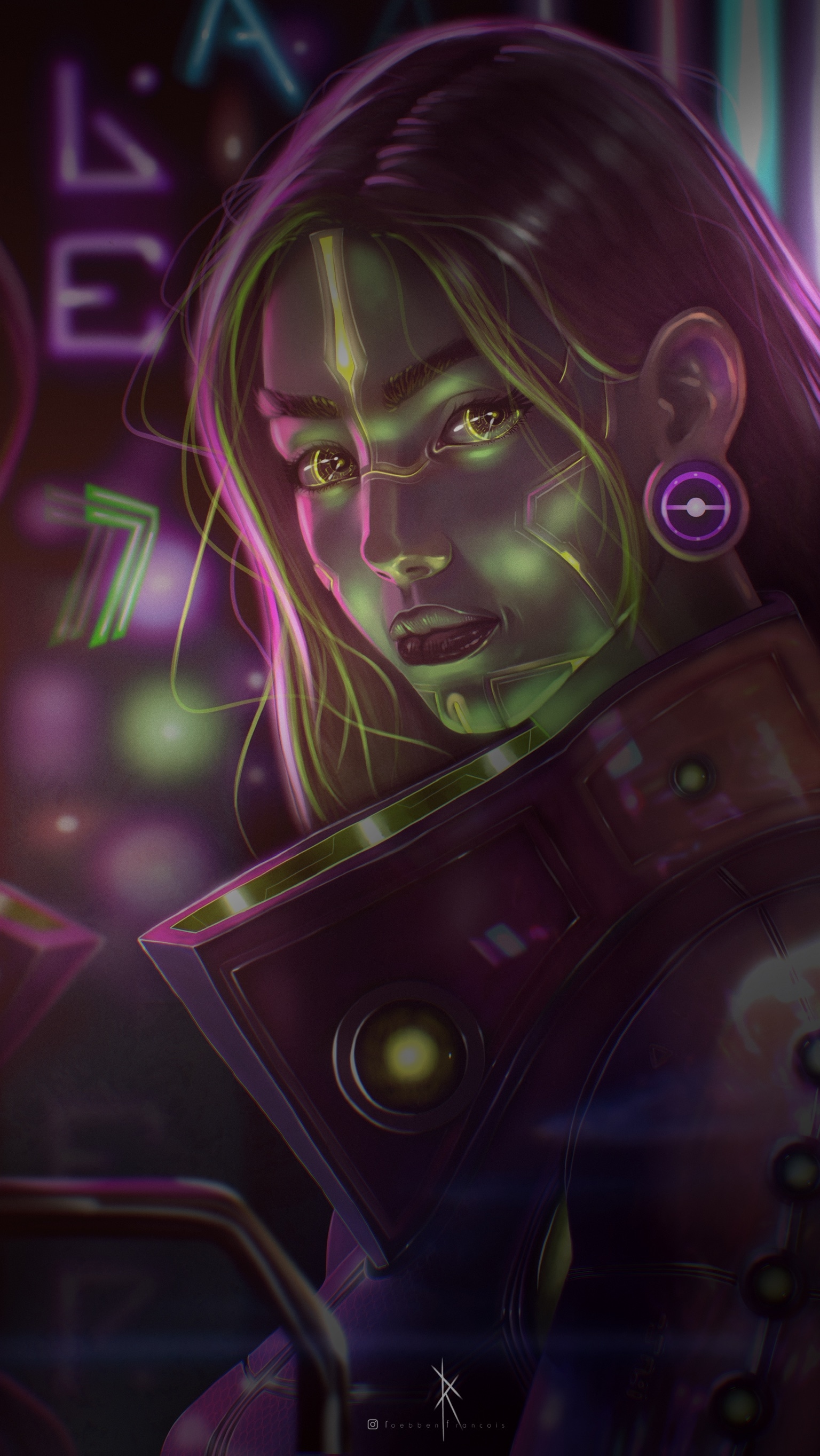 Pleine lune version 2 par Roebben