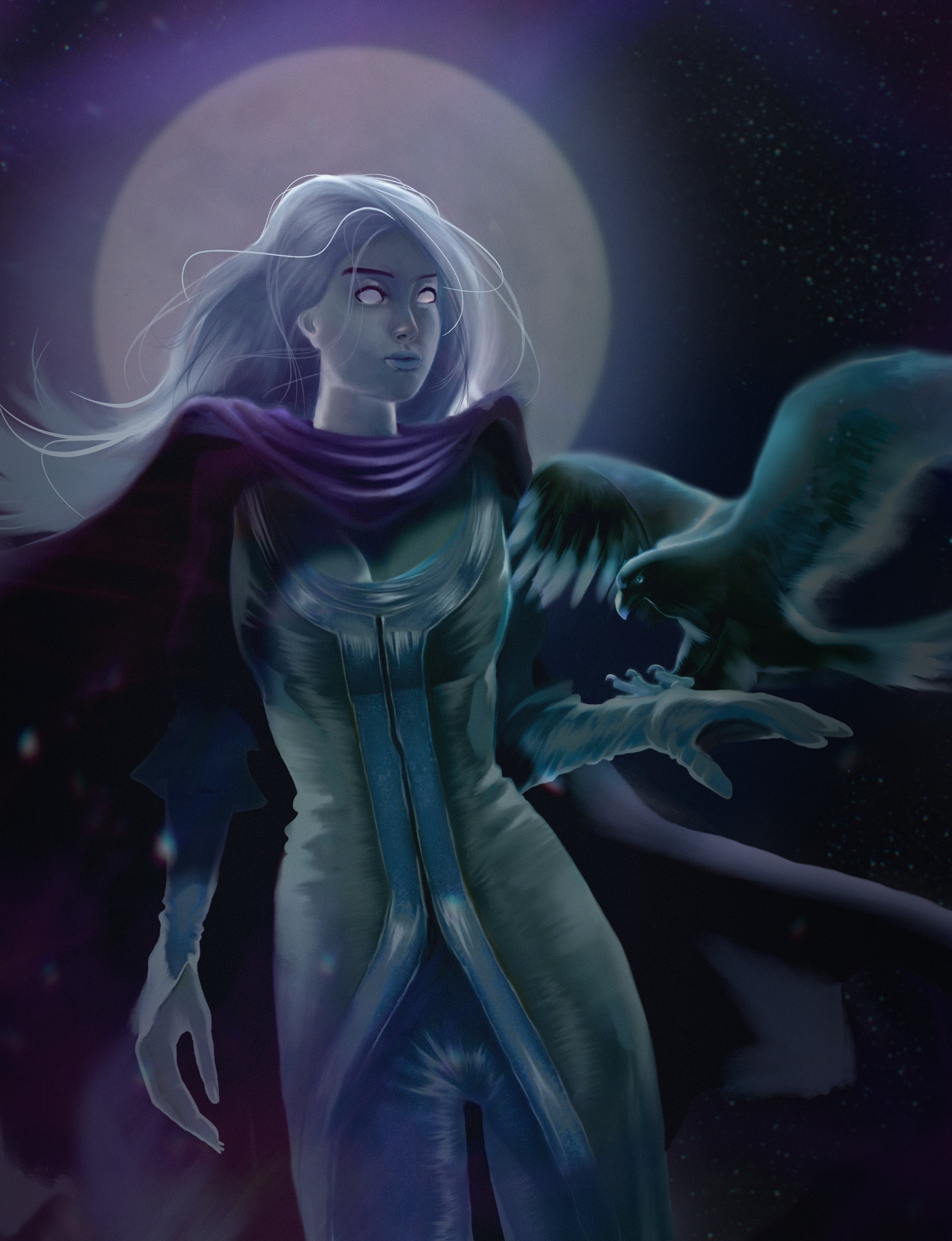 Pleine lune version 2 par Roebben