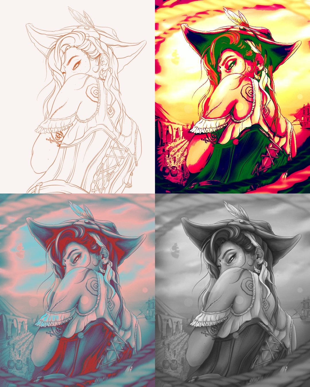 Katryna (retravaillée) par 22nin-art