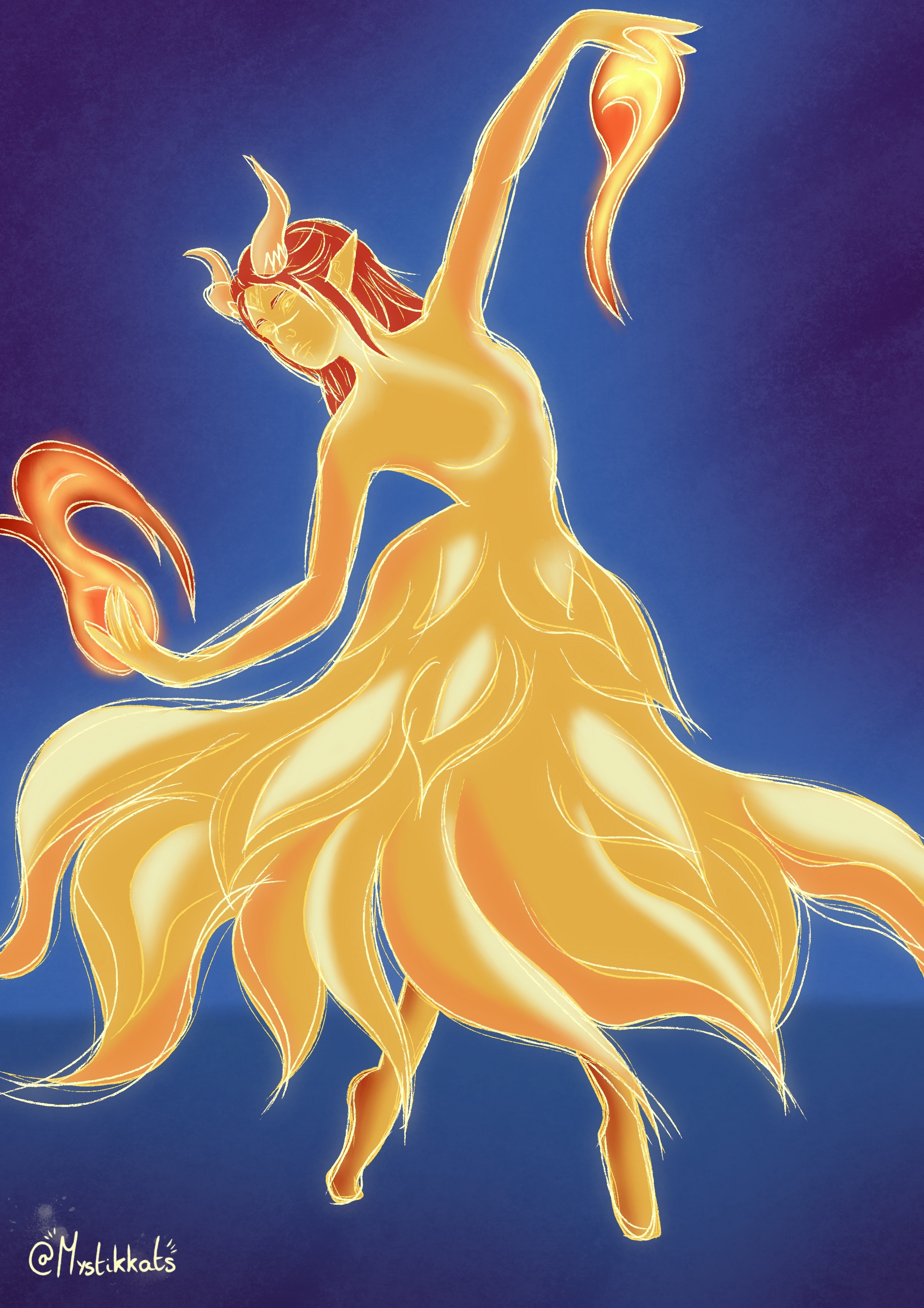 La Danseuse de Feu de L’Art Camp Summer 2026 par Mystikkats