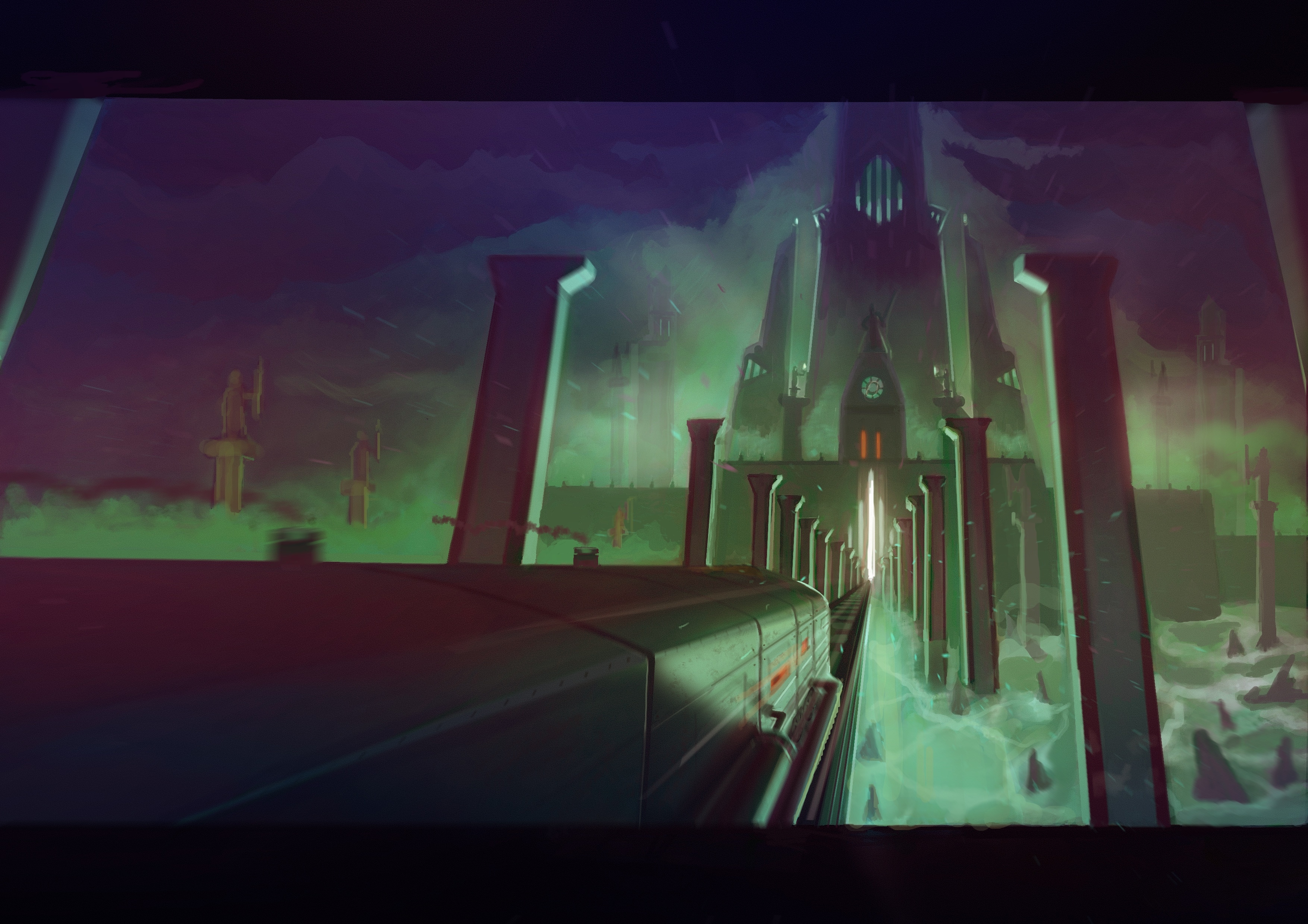 Illustration train partie 2 par Wayfarer