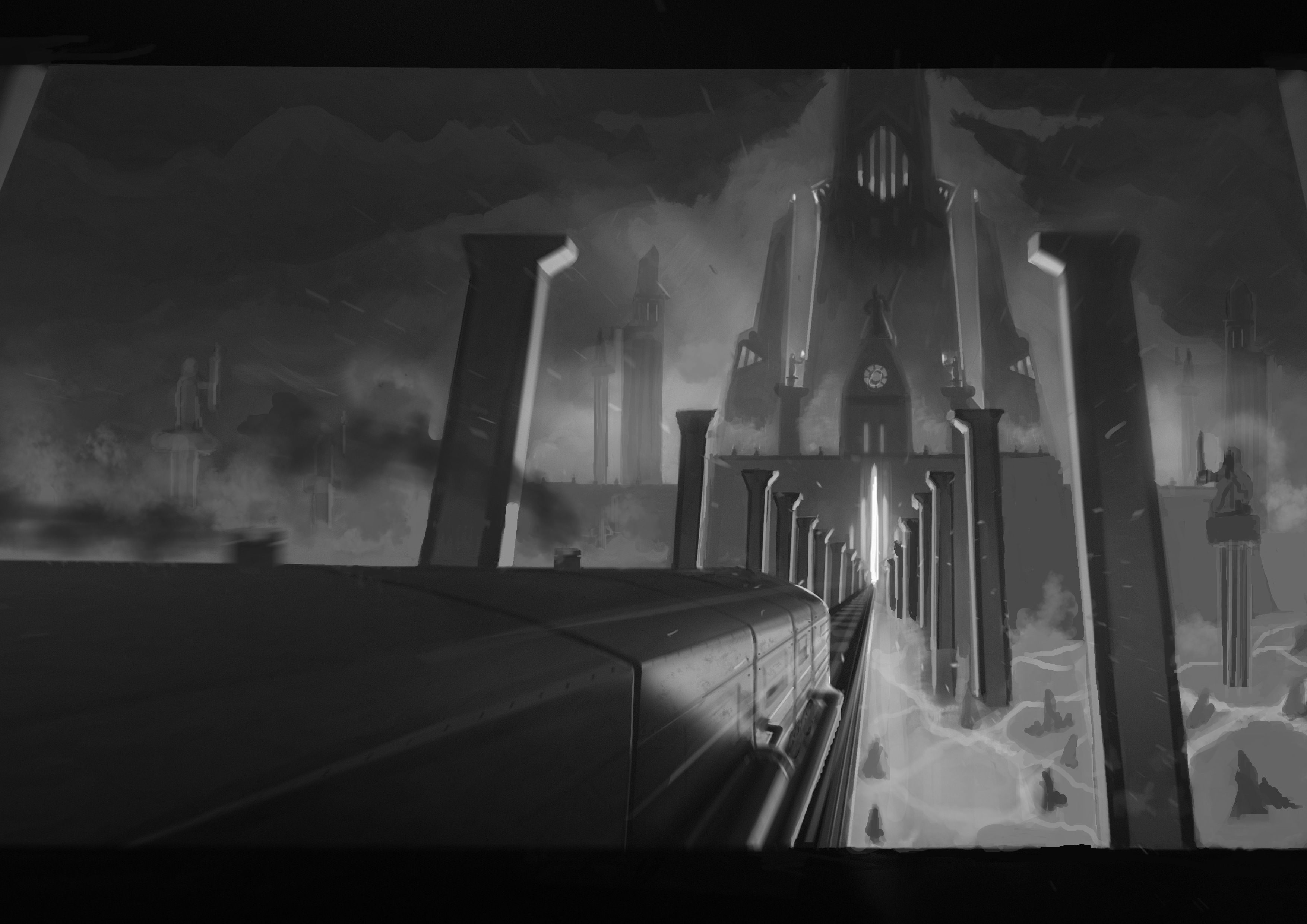 Illustration train partie 2 par Wayfarer