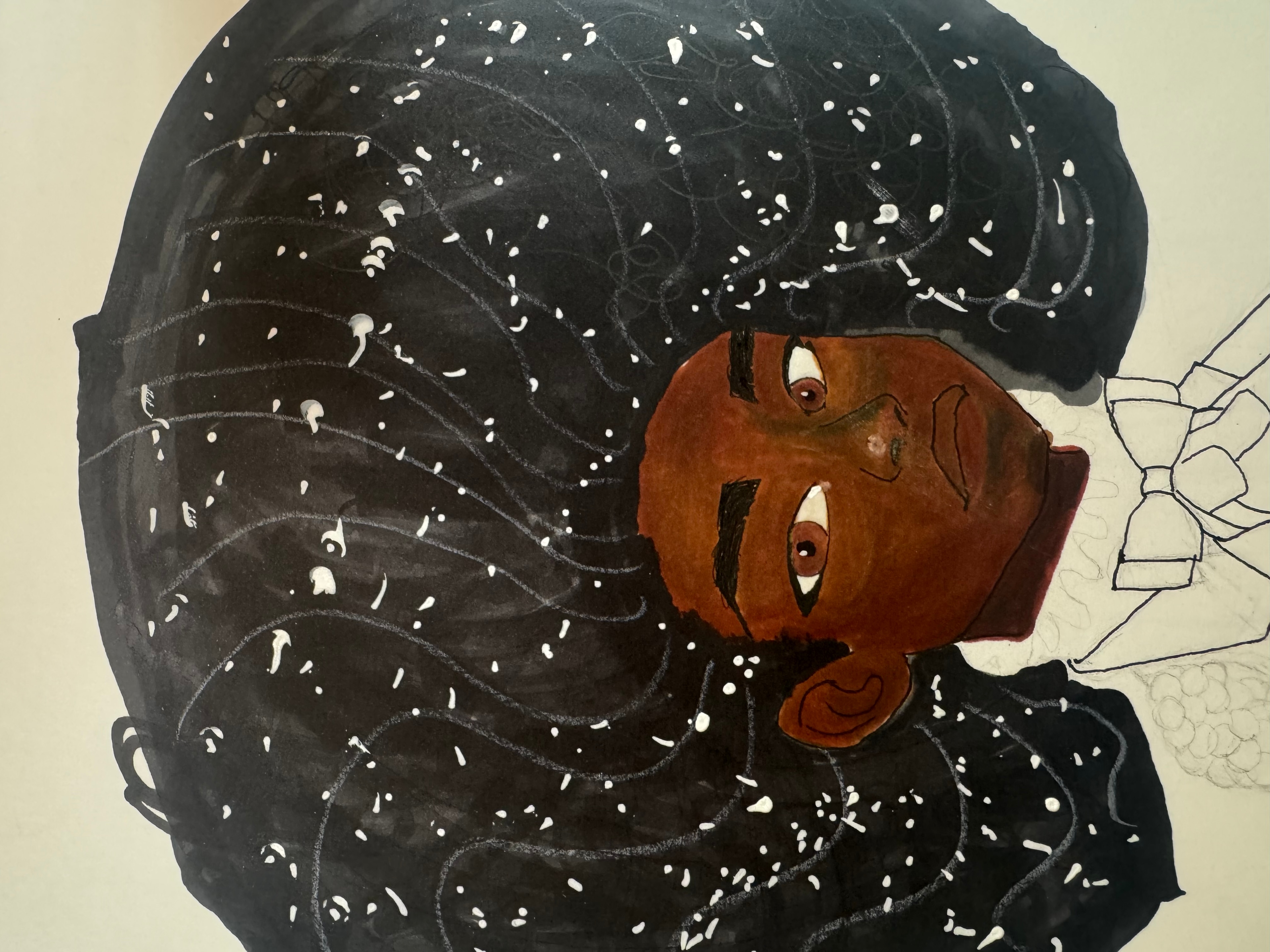 A l'origne je devais faire une afro ! par sayuuni