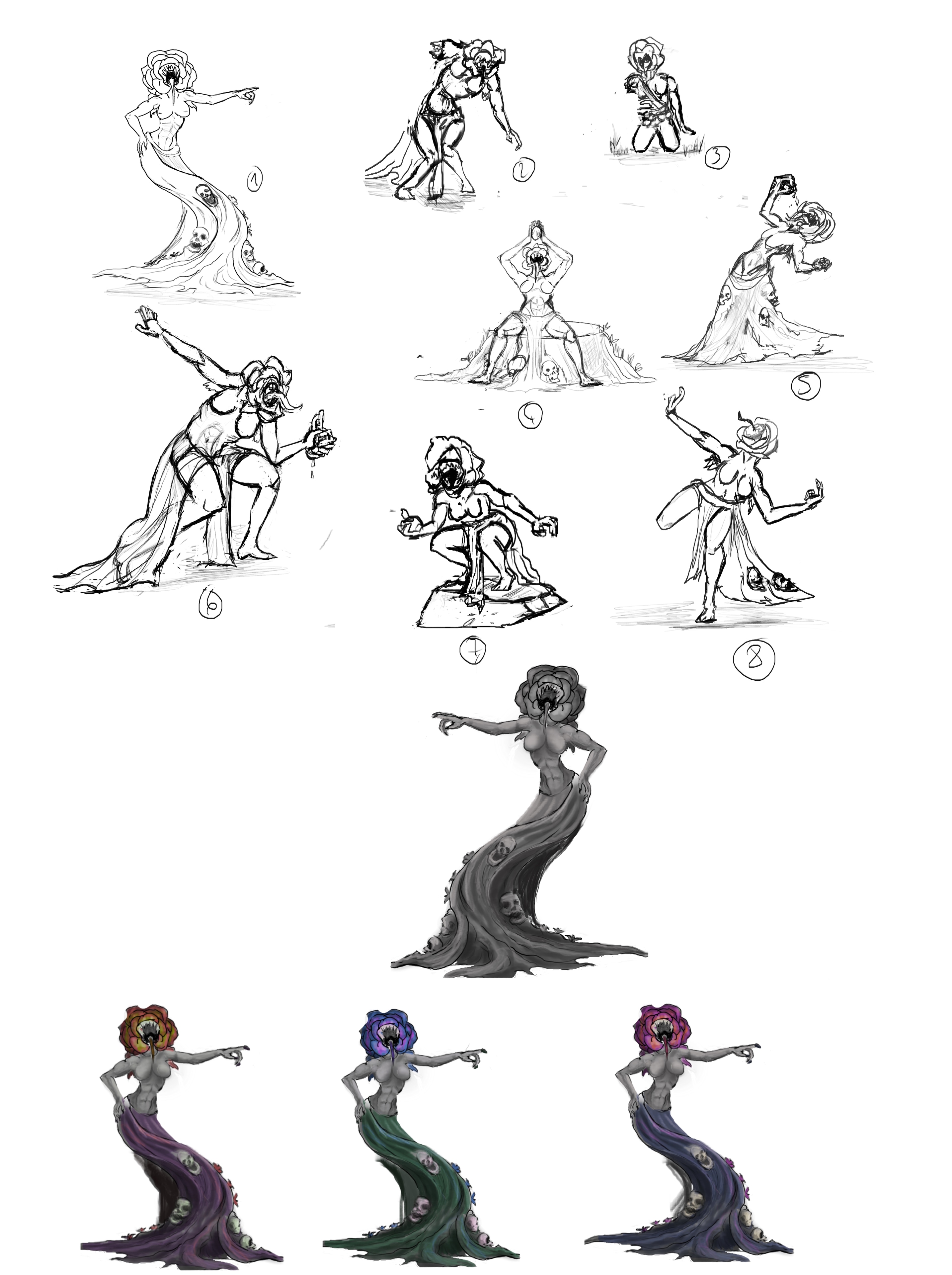 Plante carnivore  thérianthrope par Wayfarer