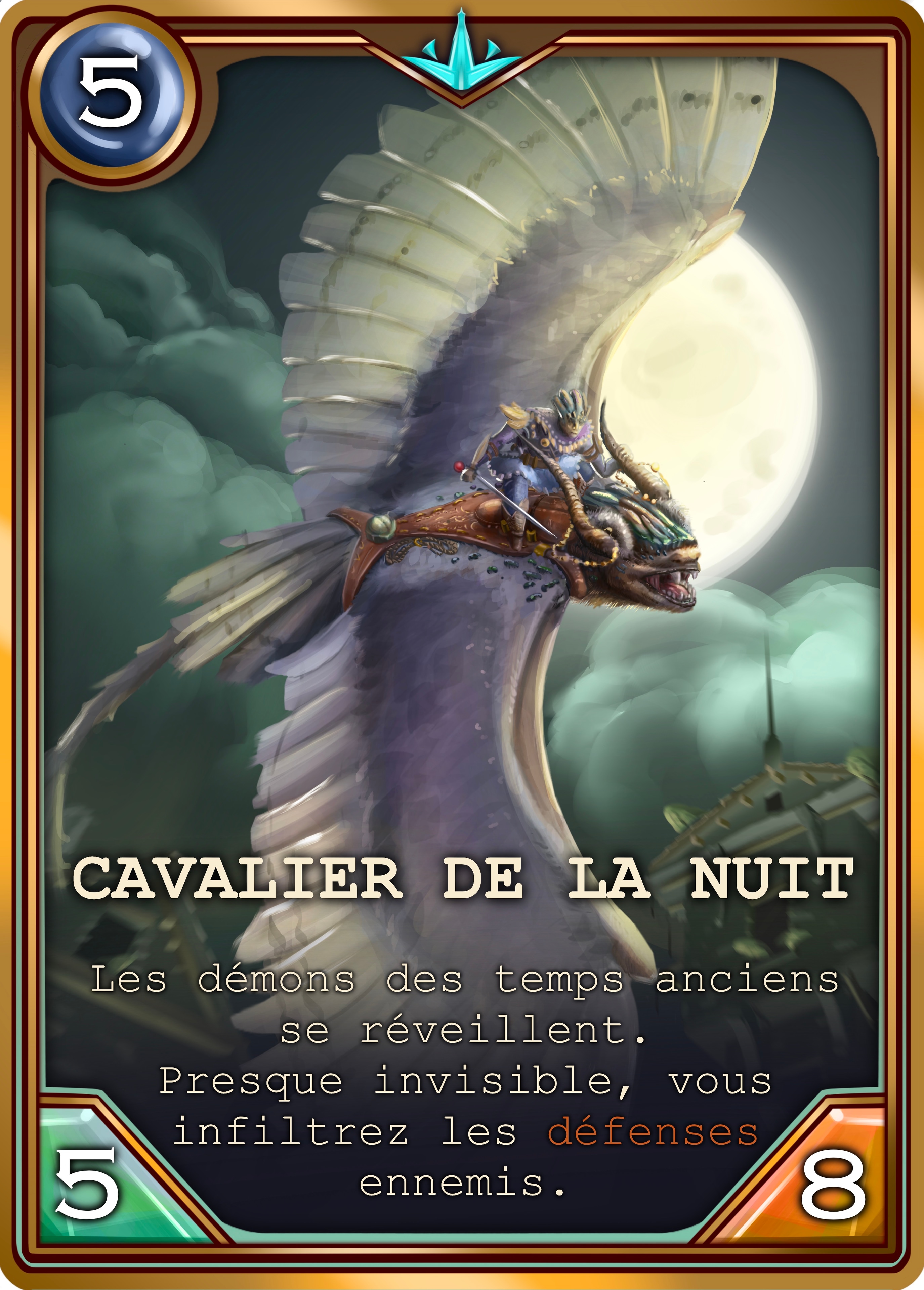 Cavalier de la nuit par Koneki_CA