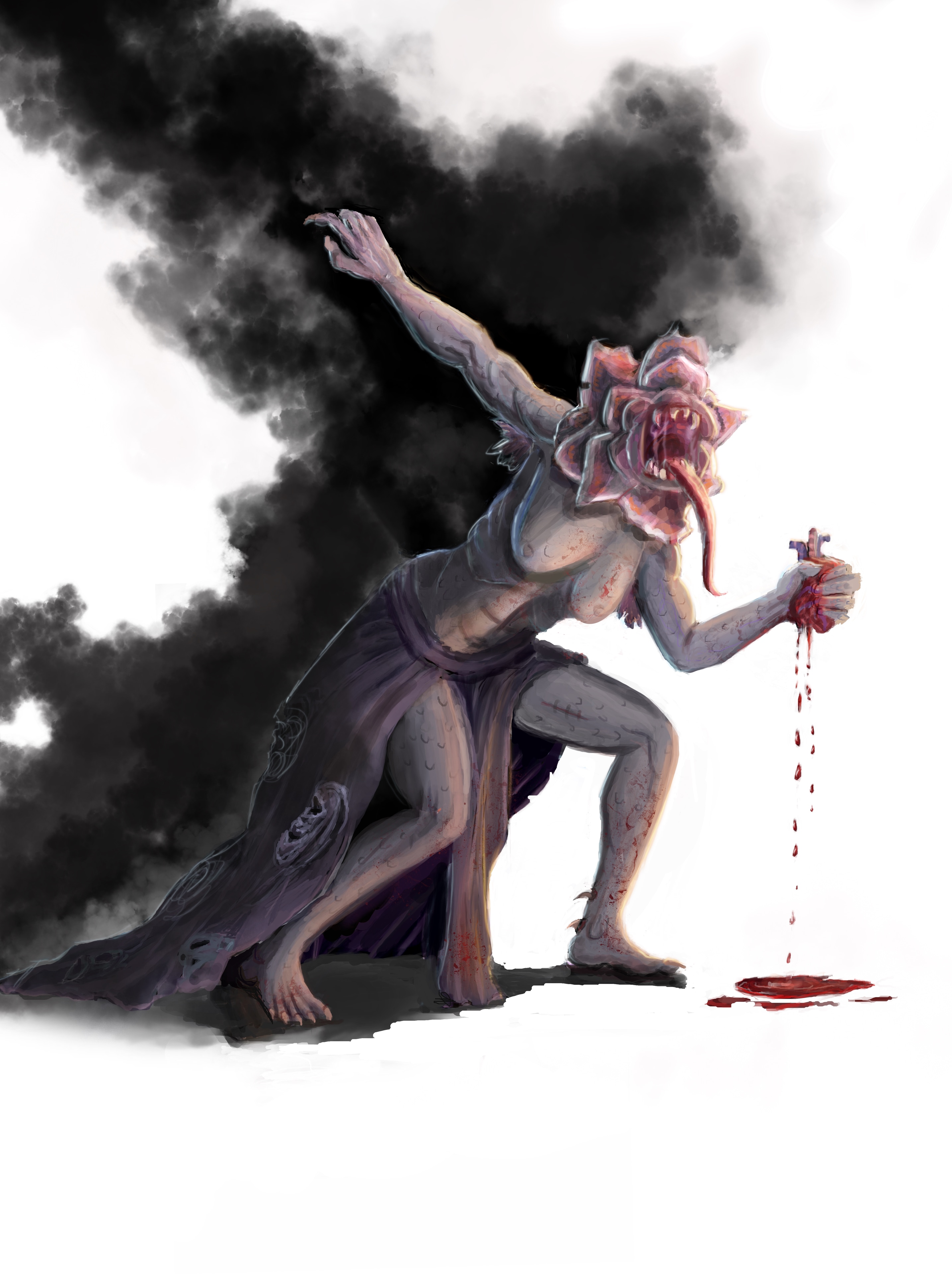 Plante carnivore  thérianthrope par Wayfarer