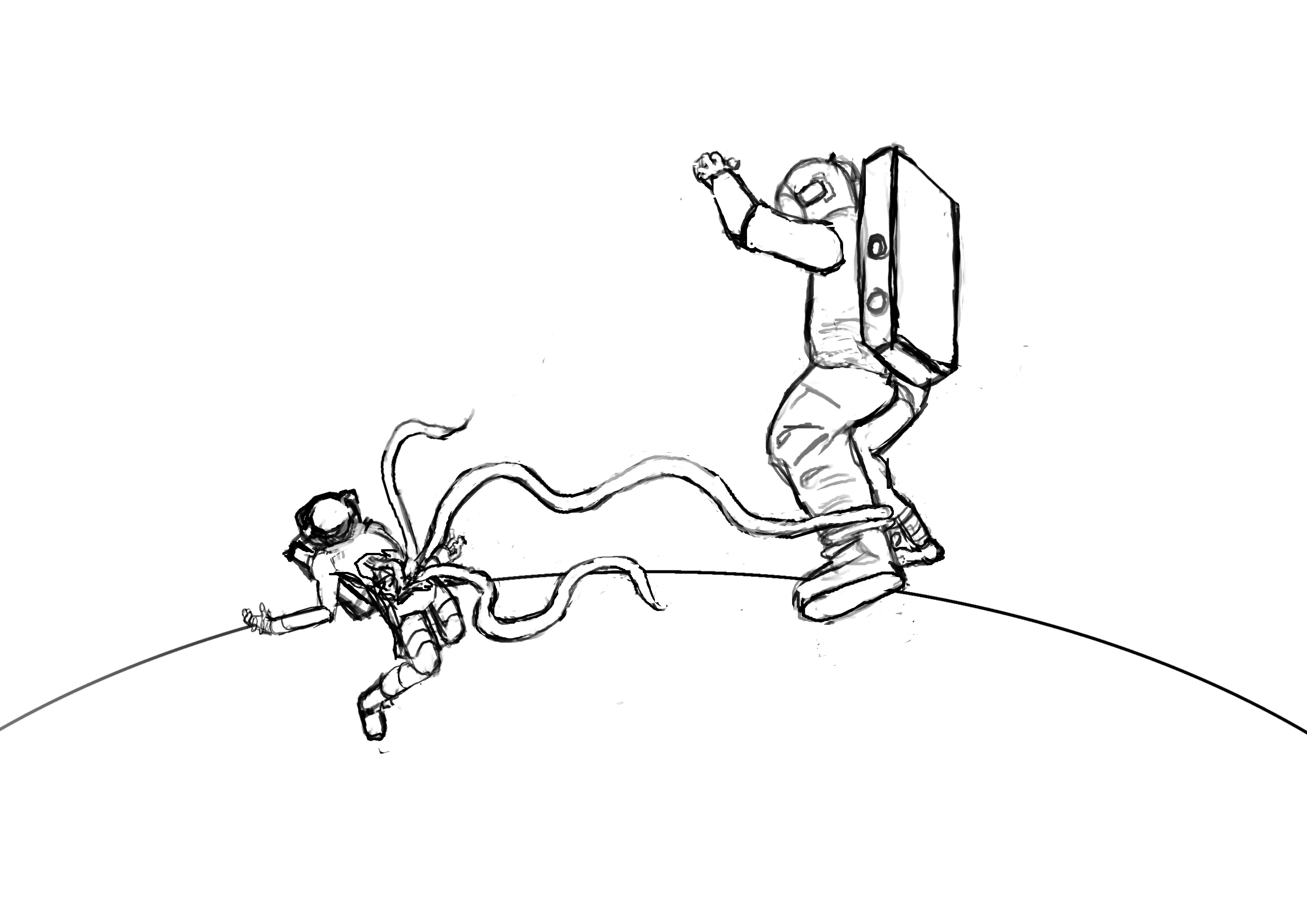 Astronaute infecté par Wayfarer