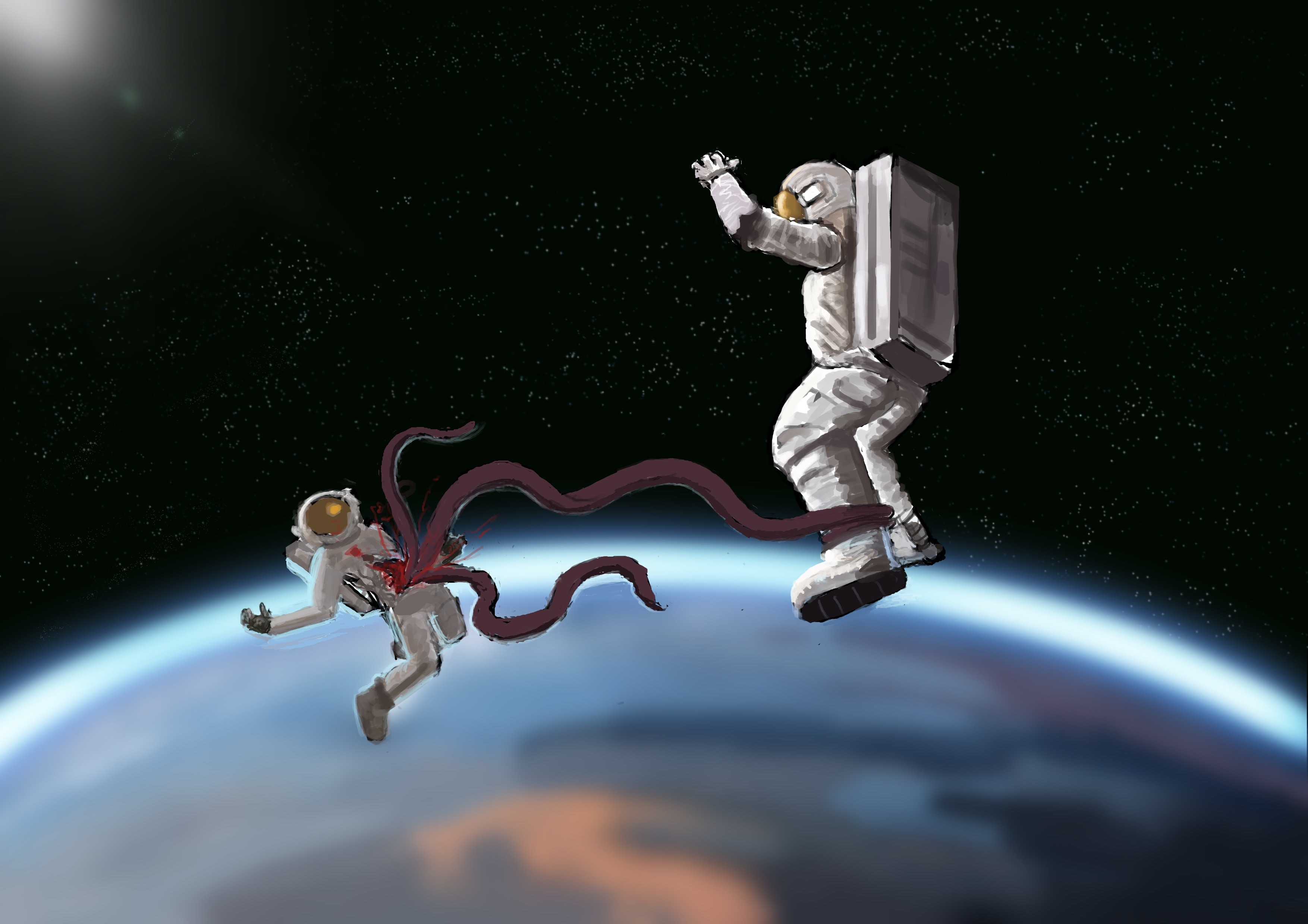 Astronaute infecté par Wayfarer