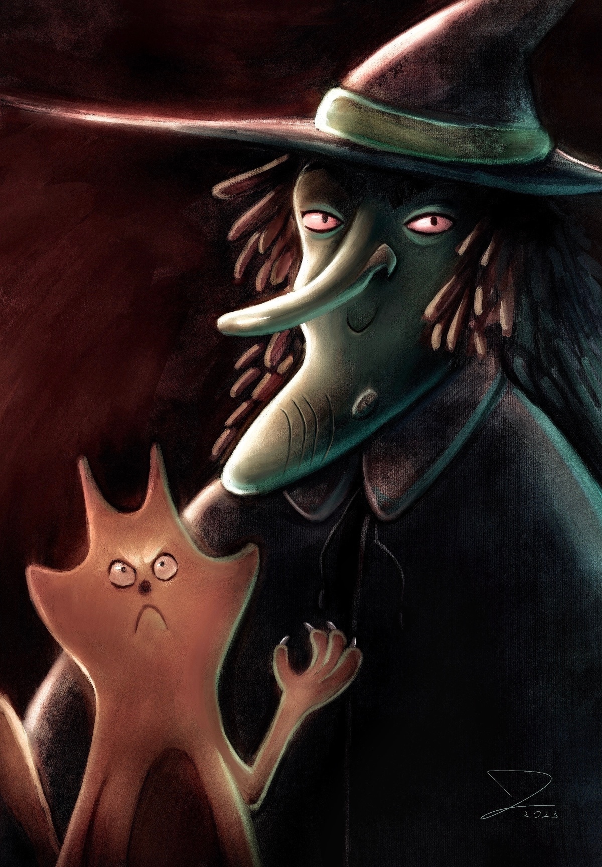 « LA SORCIÈRE » (2023) par Jerleco