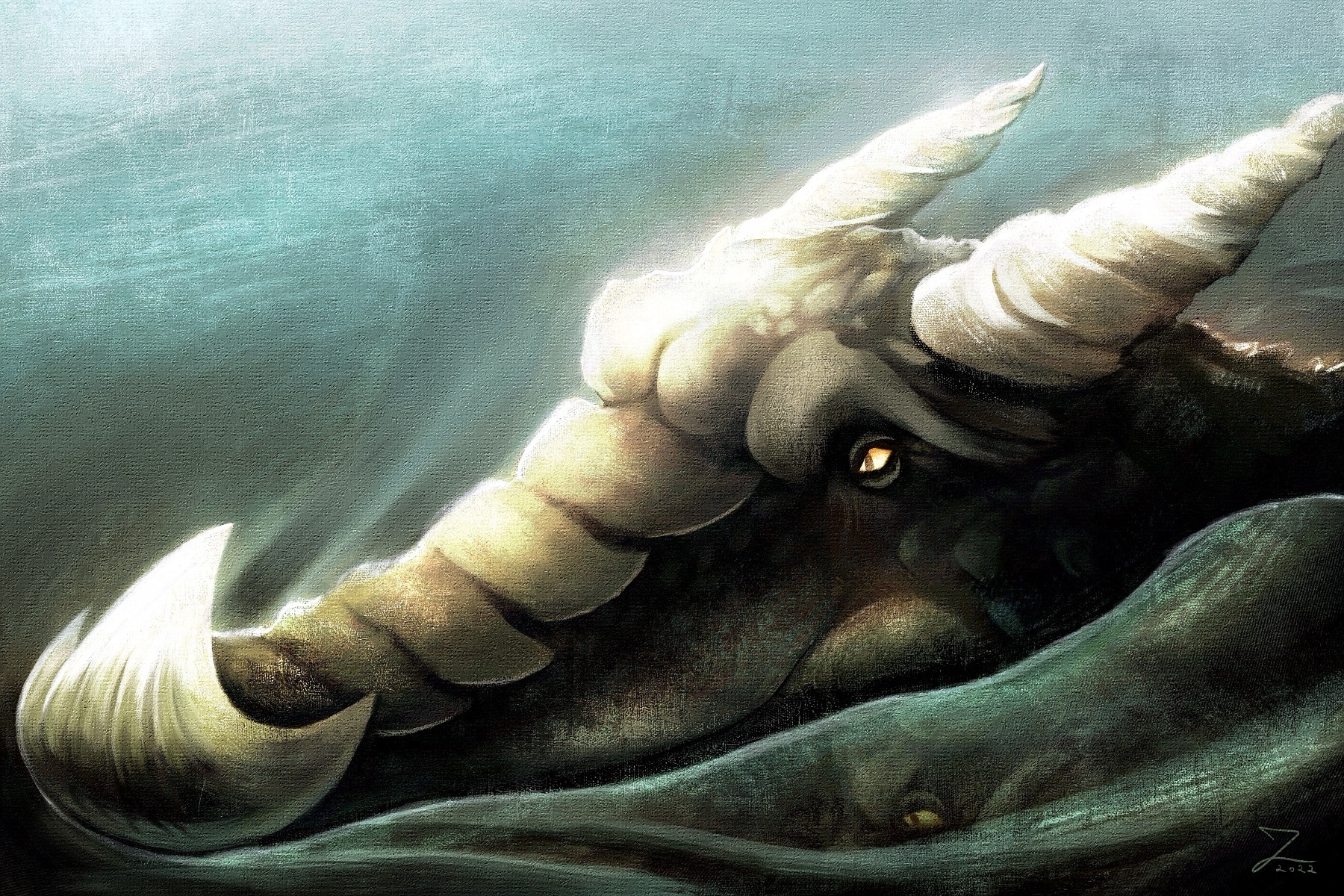 « REGARD DRACONIQUE » (2022) par Jerleco