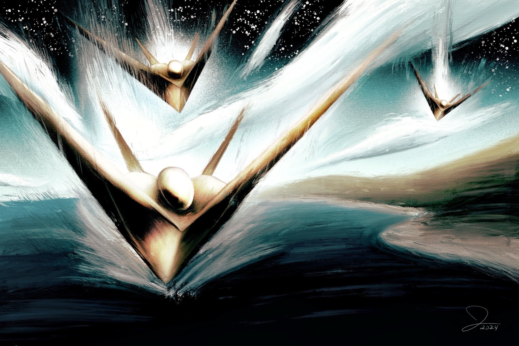 « LES OISEAUX DORÉS » (2024) par Jeremie Lecompte