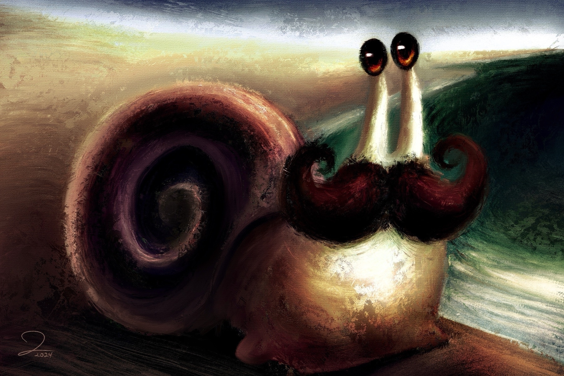 « MARIO L’ESCARGOT » (2024) par Jeremie Lecompte