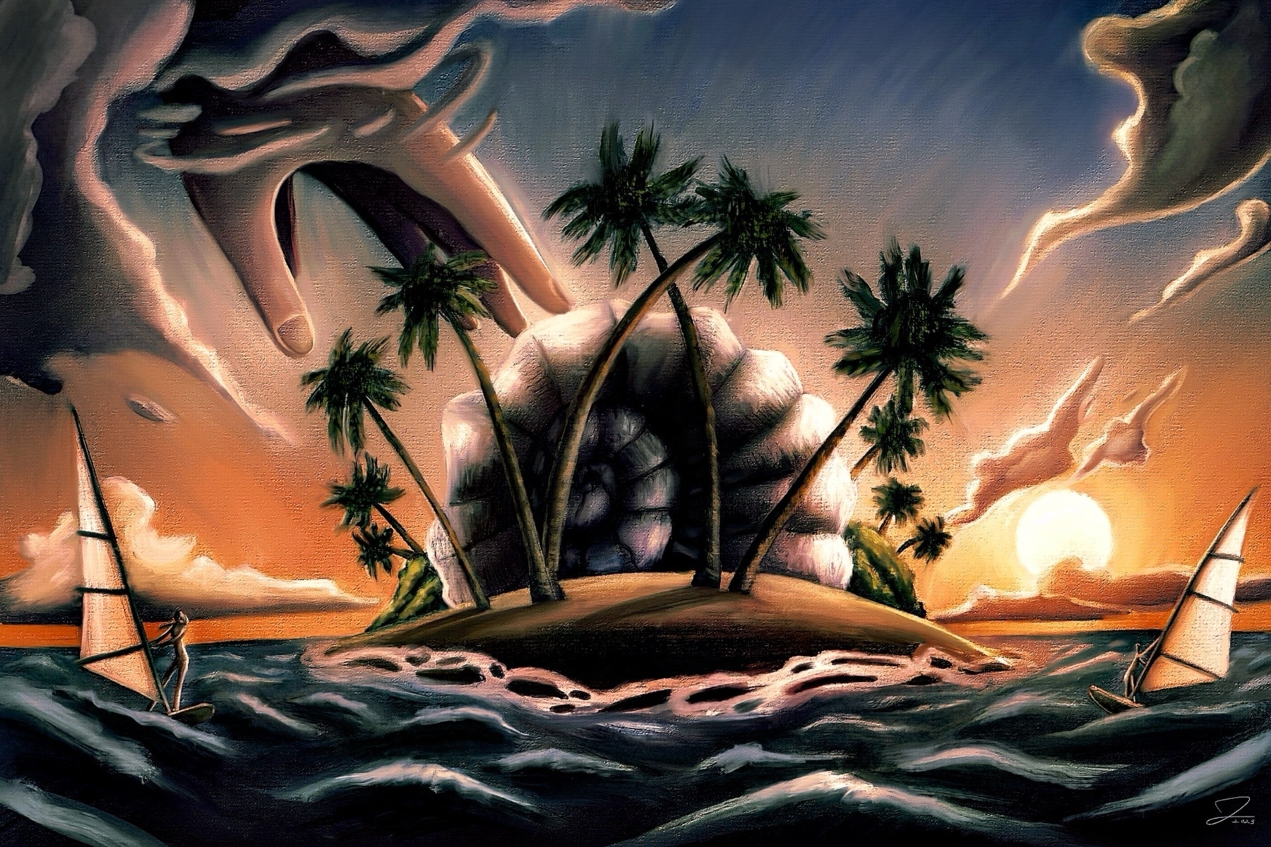 « L’ÎLE AUX TRÉSORS » (2023) par Jeremie Lecompte