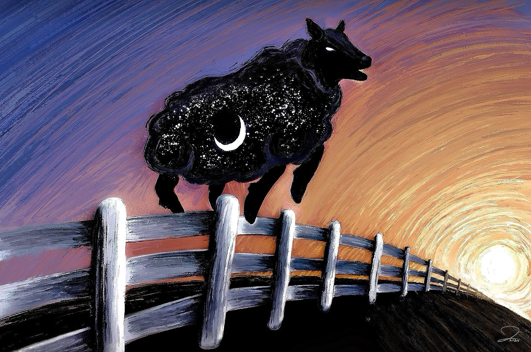 « LE MOUTON NOIR » (2024) par Jeremie Lecompte