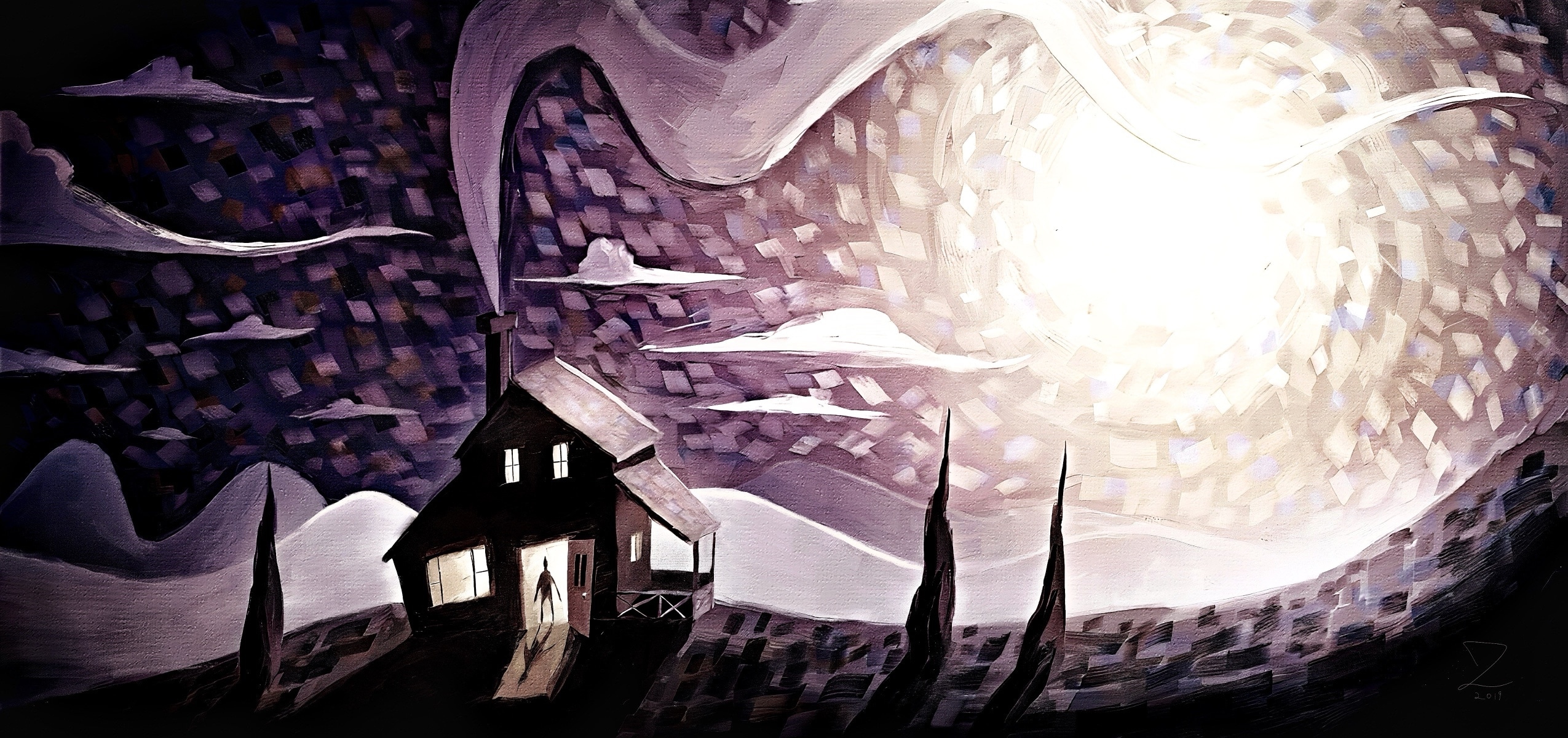 « NUIT ÉCLATANTE » (2019) par Jeremie Lecompte