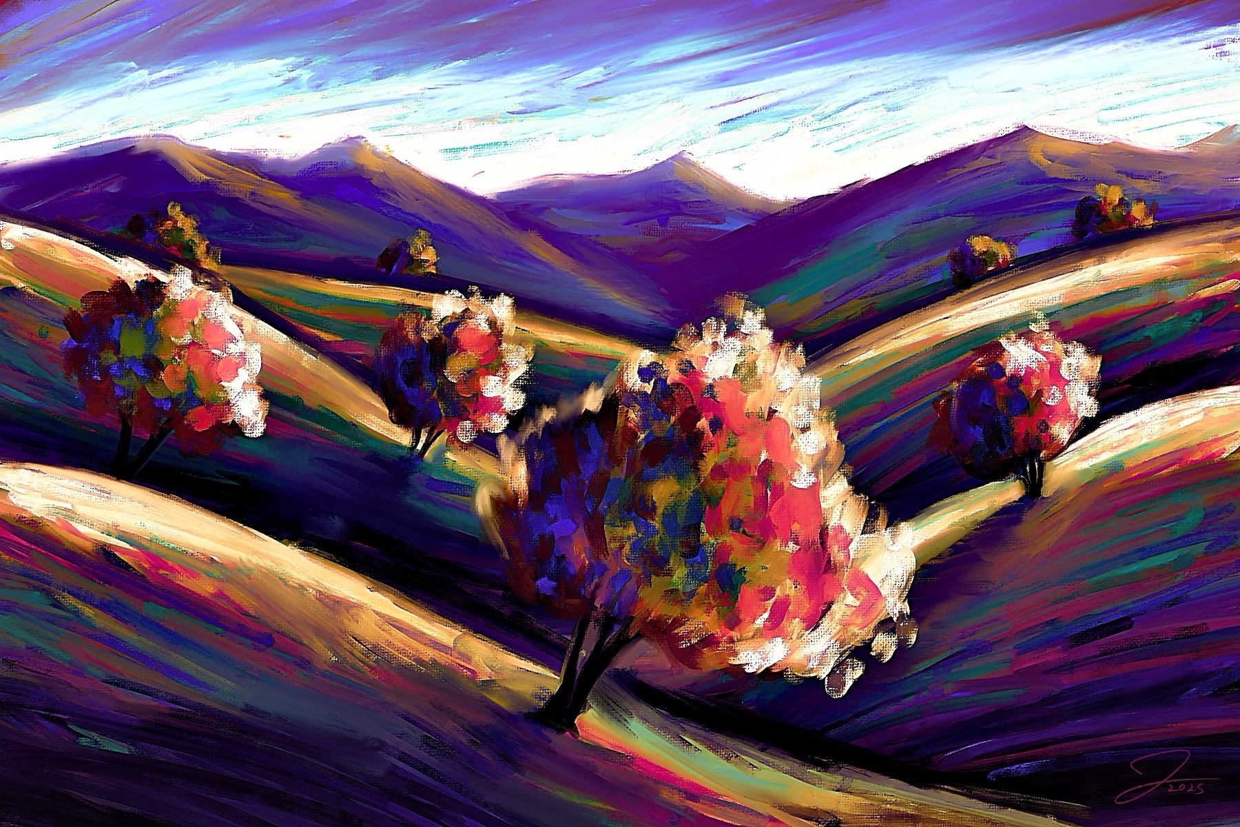 « AUTOMNE FLAMBOYANT » (2025) par Jeremie Lecompte