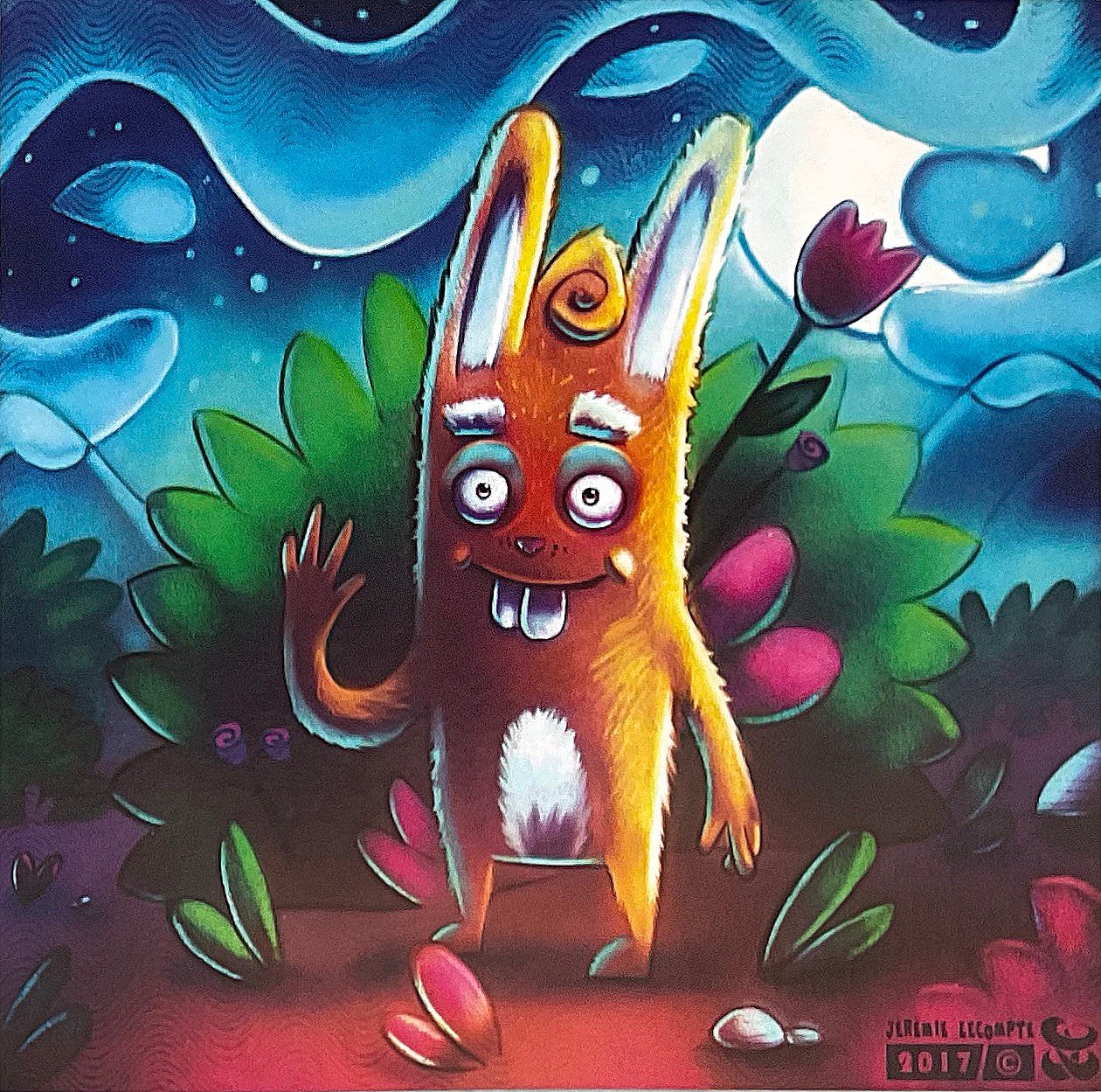« LE LAPIN NOCTURNE » (2017) par Jeremie Lecompte