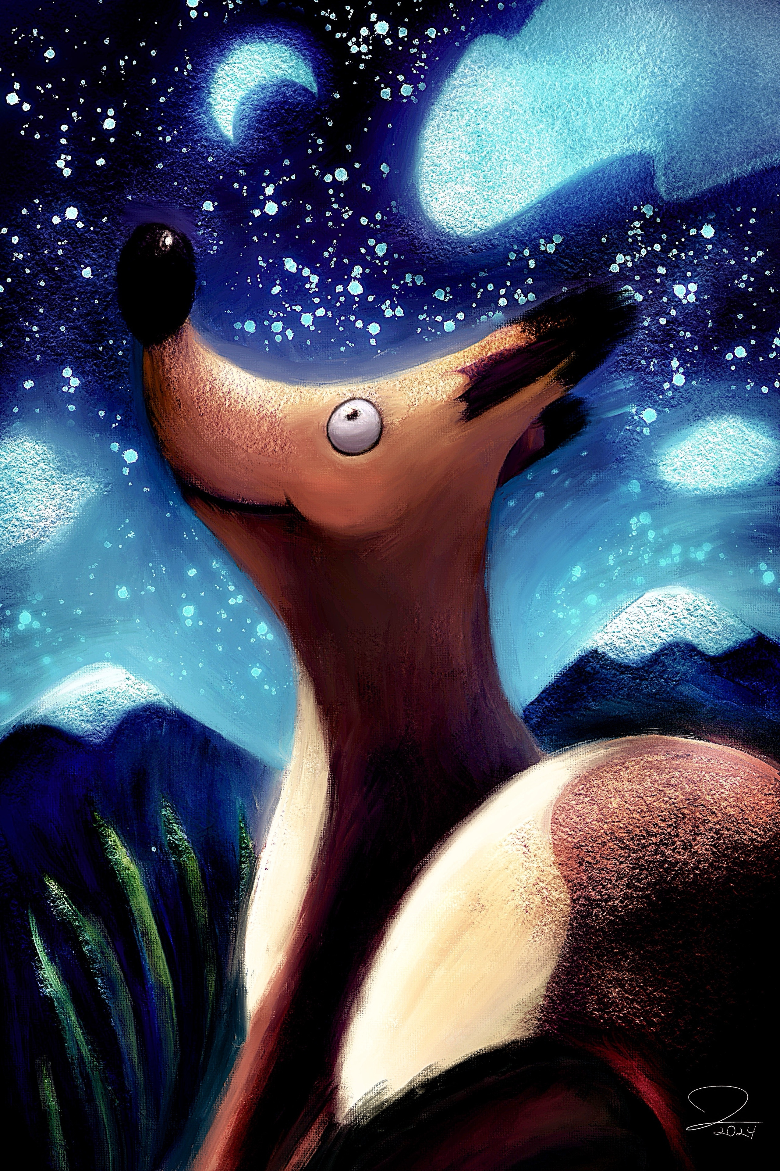« AU CLAIR DE LA LUNE » (2024) par Jeremie Lecompte