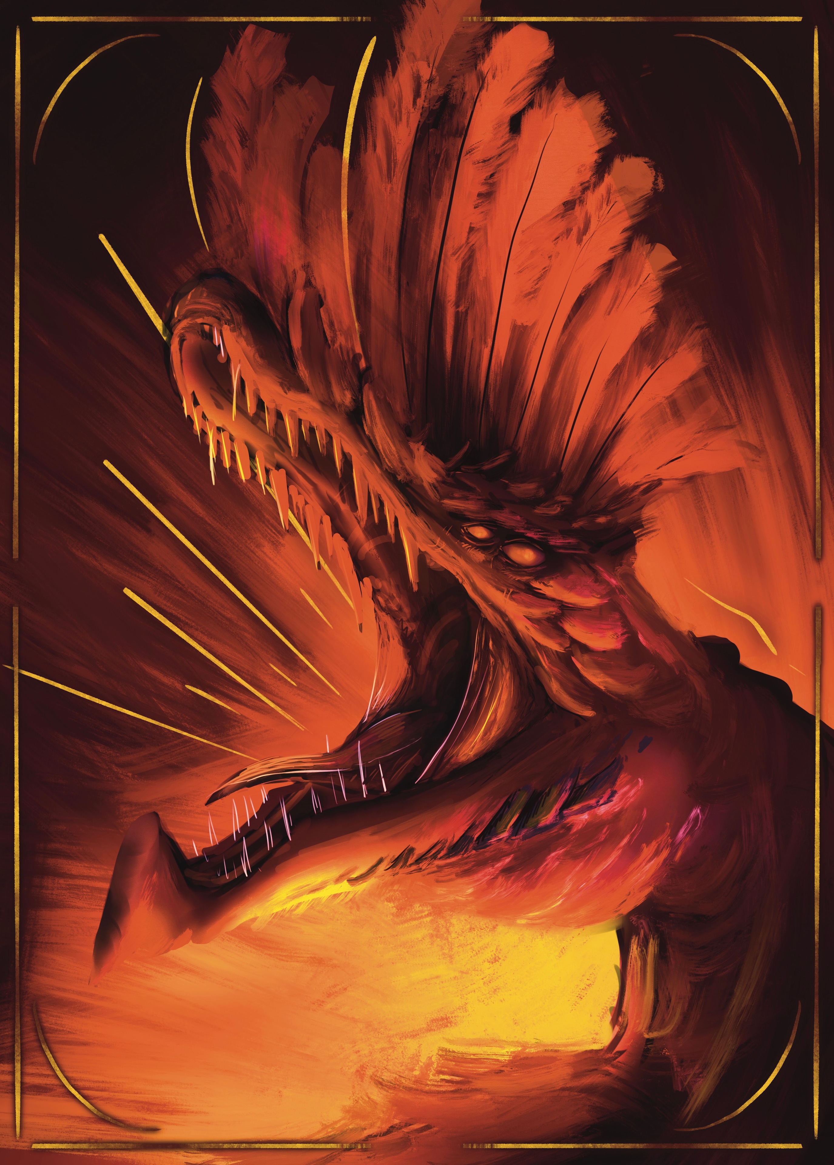 Dragons speedpainting par Koneki_CA