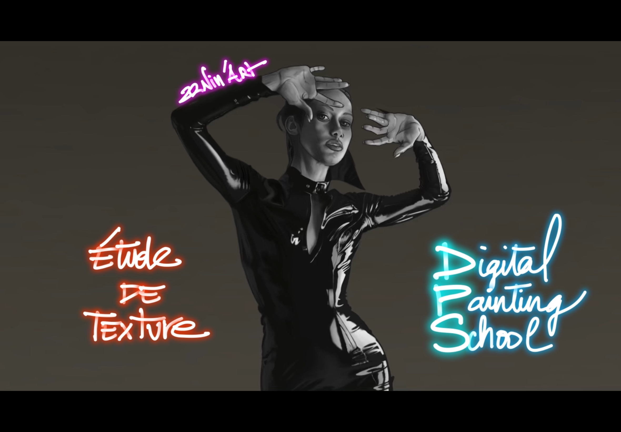 Étude de texture : le latex (Exercice bonus chap 5 partie 1) par 22nin-art