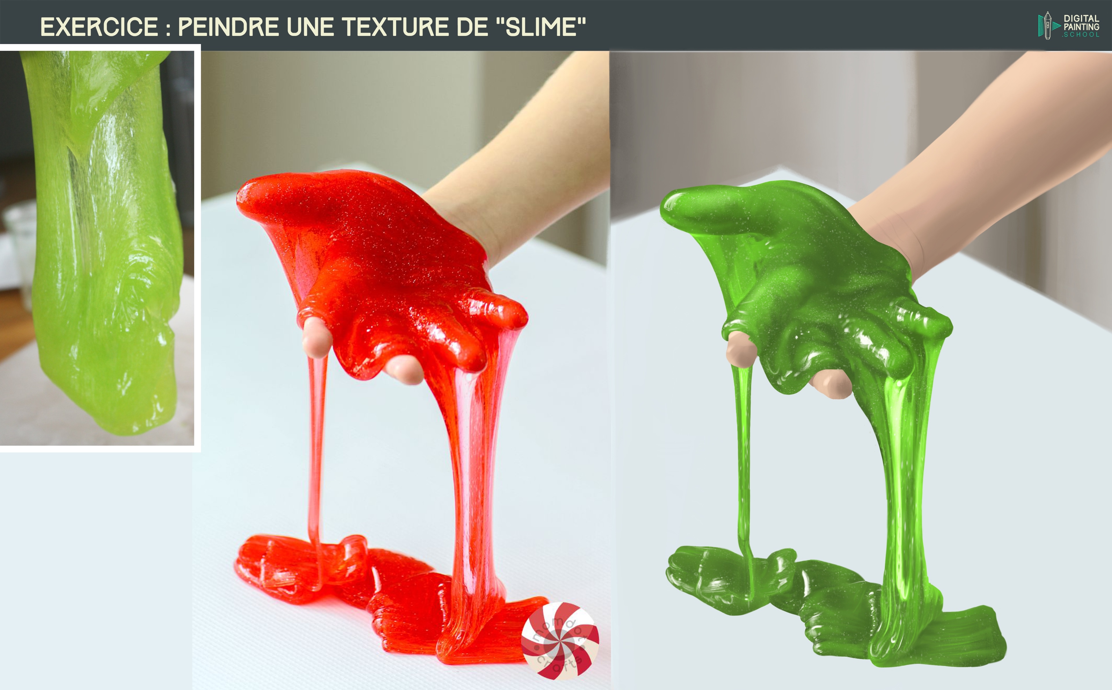 Étude de texture: le Slime par 22nin-art