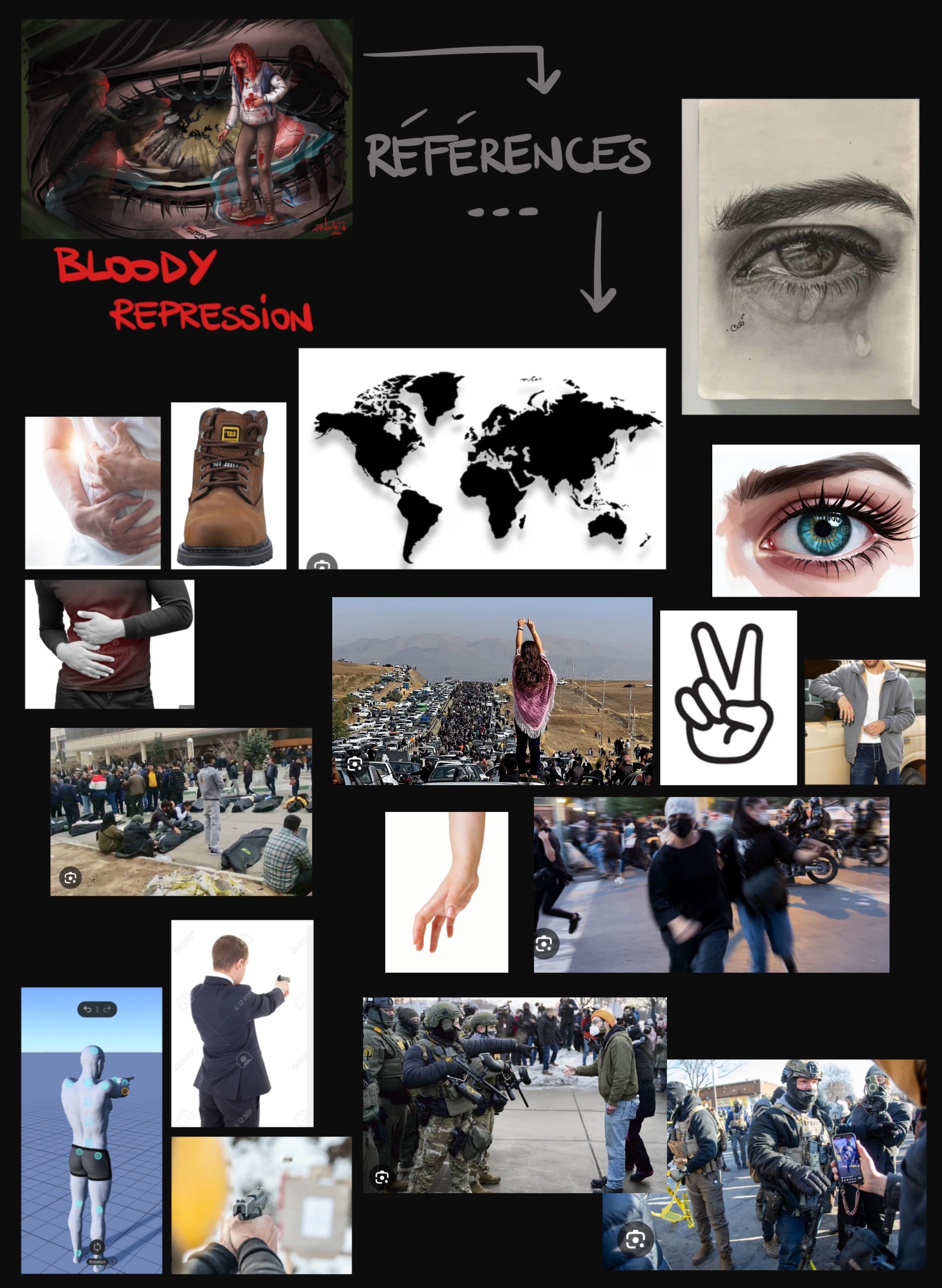 Bloody Repression par 22nin-art