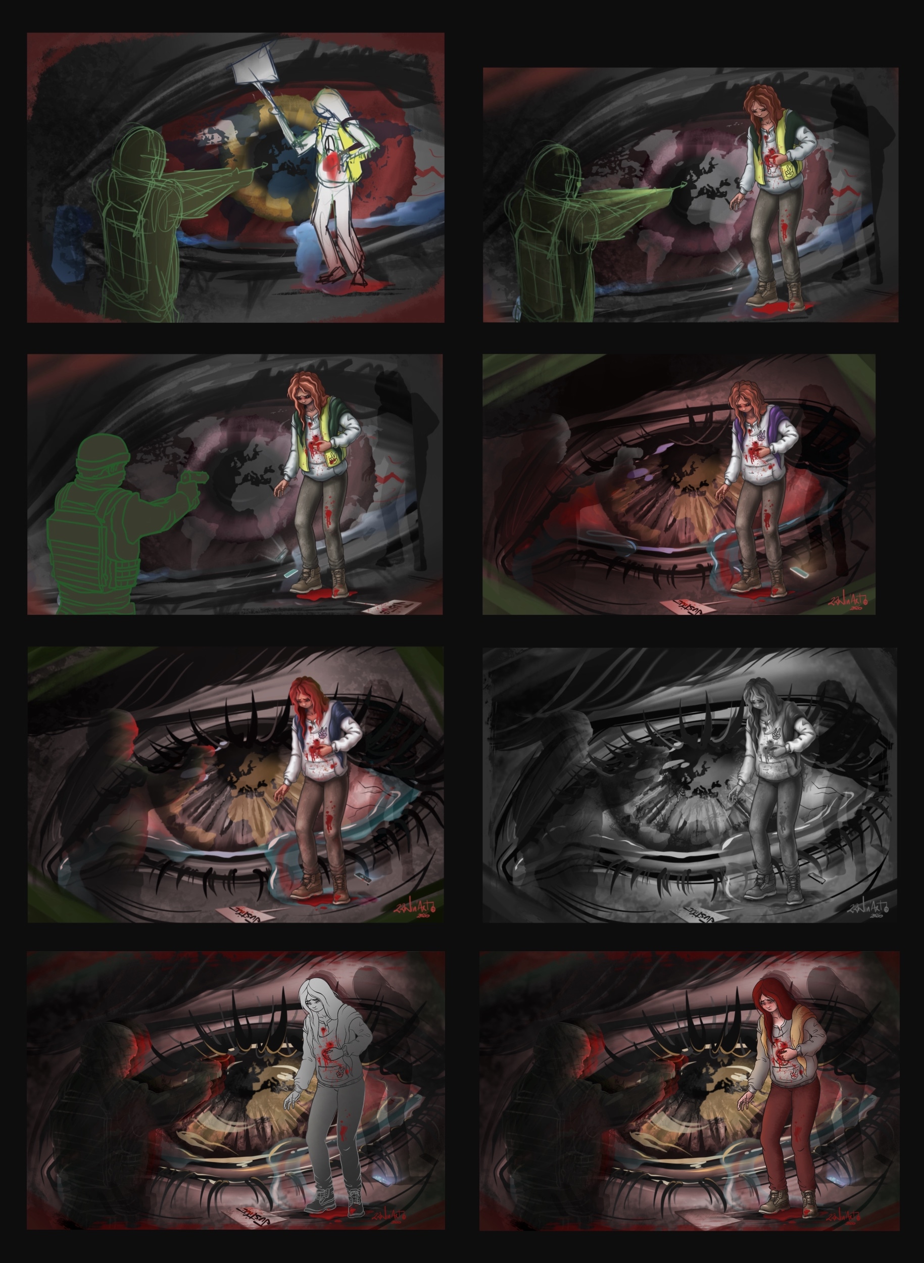 Bloody Repression par 22nin-art