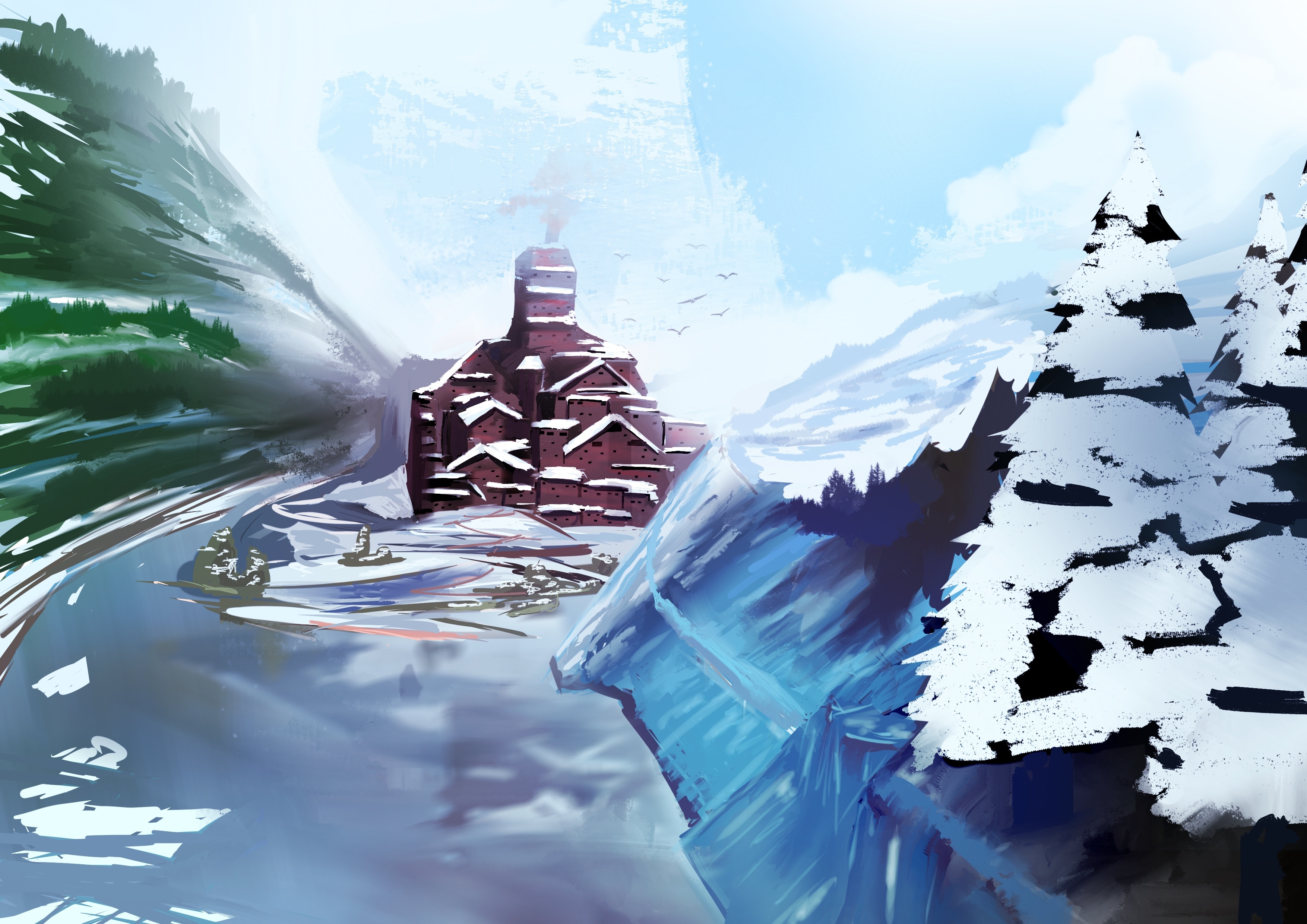 Snow City par Quentin Fabian