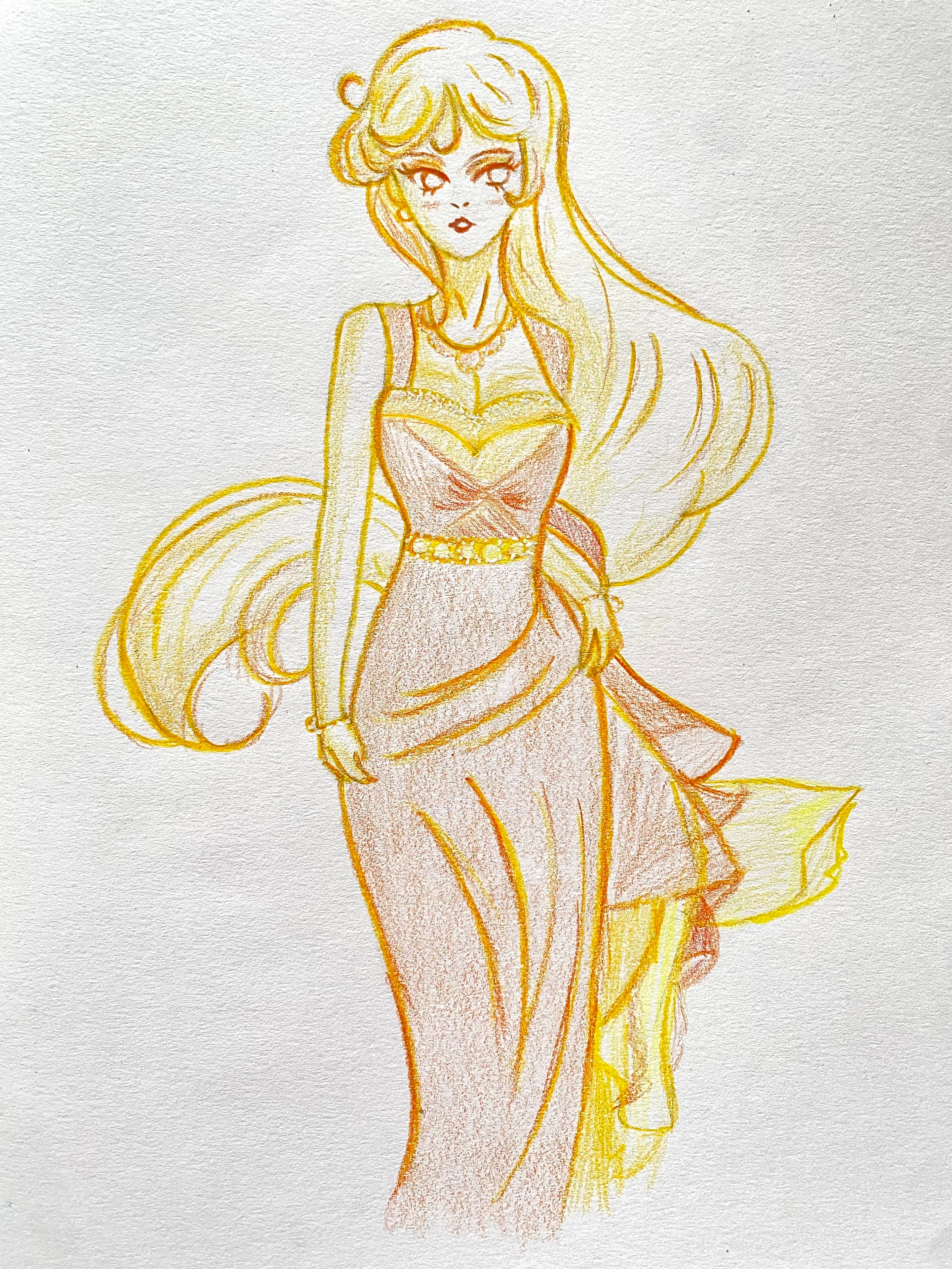 Croquis OC Femme recherche par Stella Moon