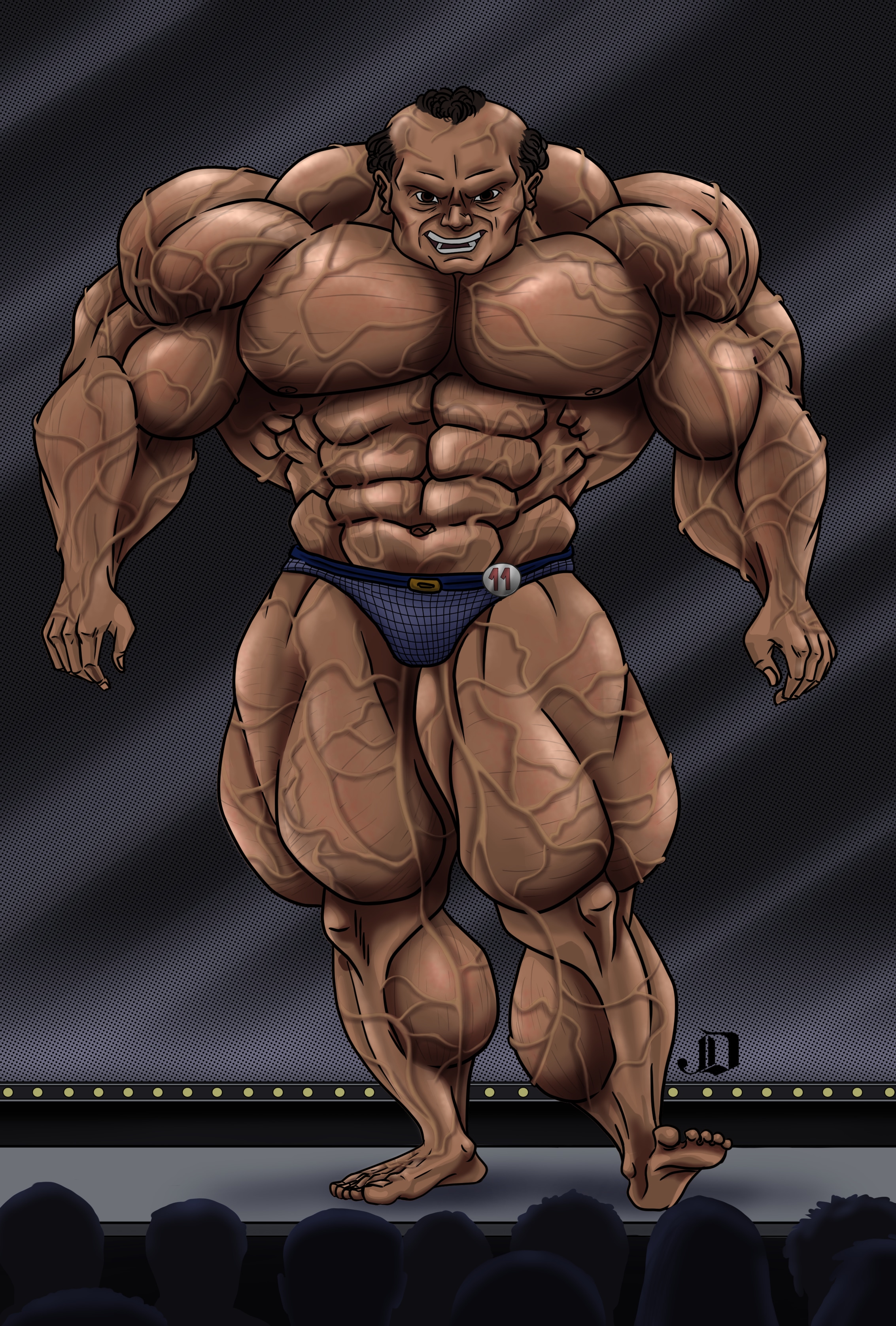 Bodybuilding du futur par JD Line Art