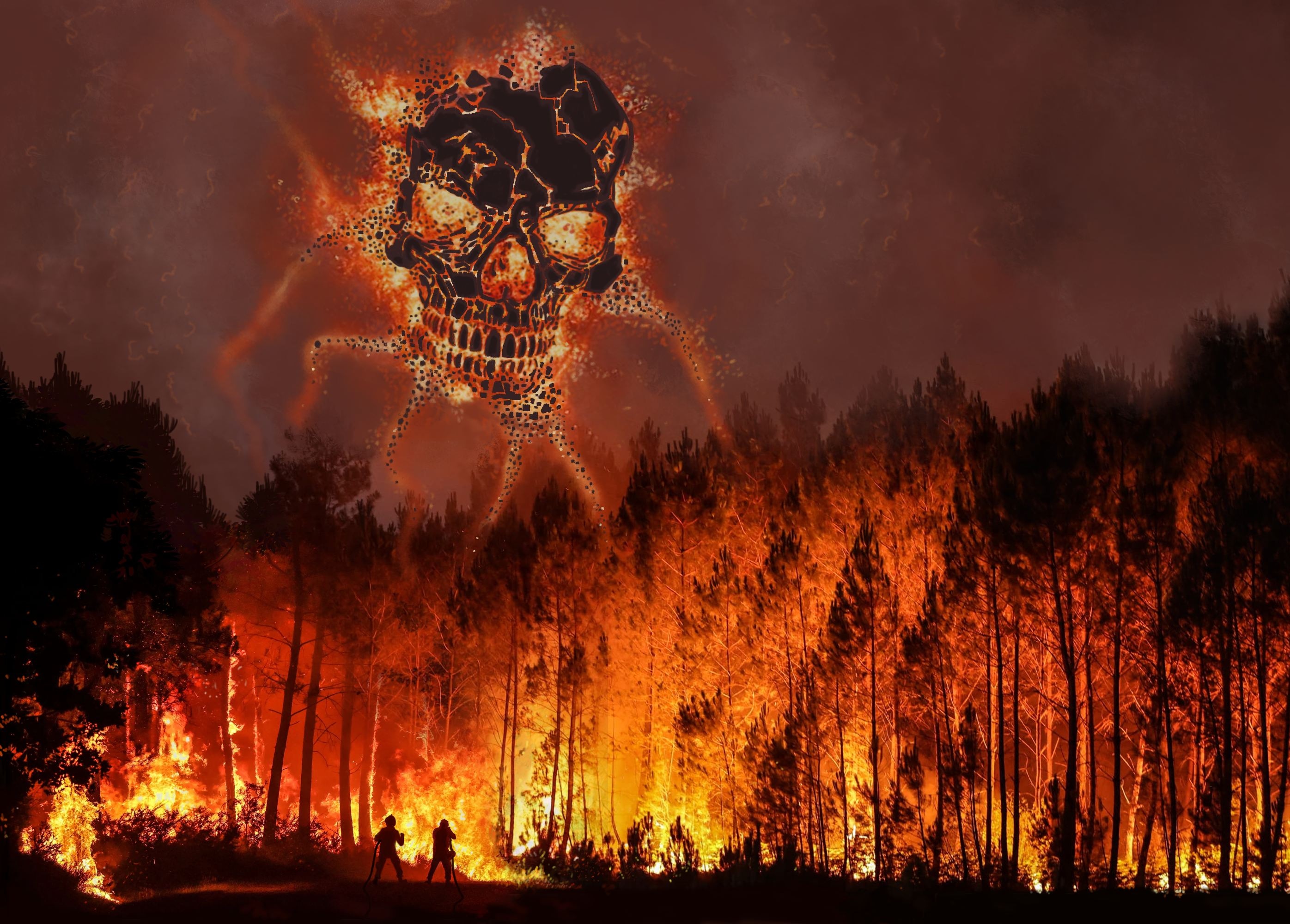 hommage aux héros du feu par Paul Muab'dib