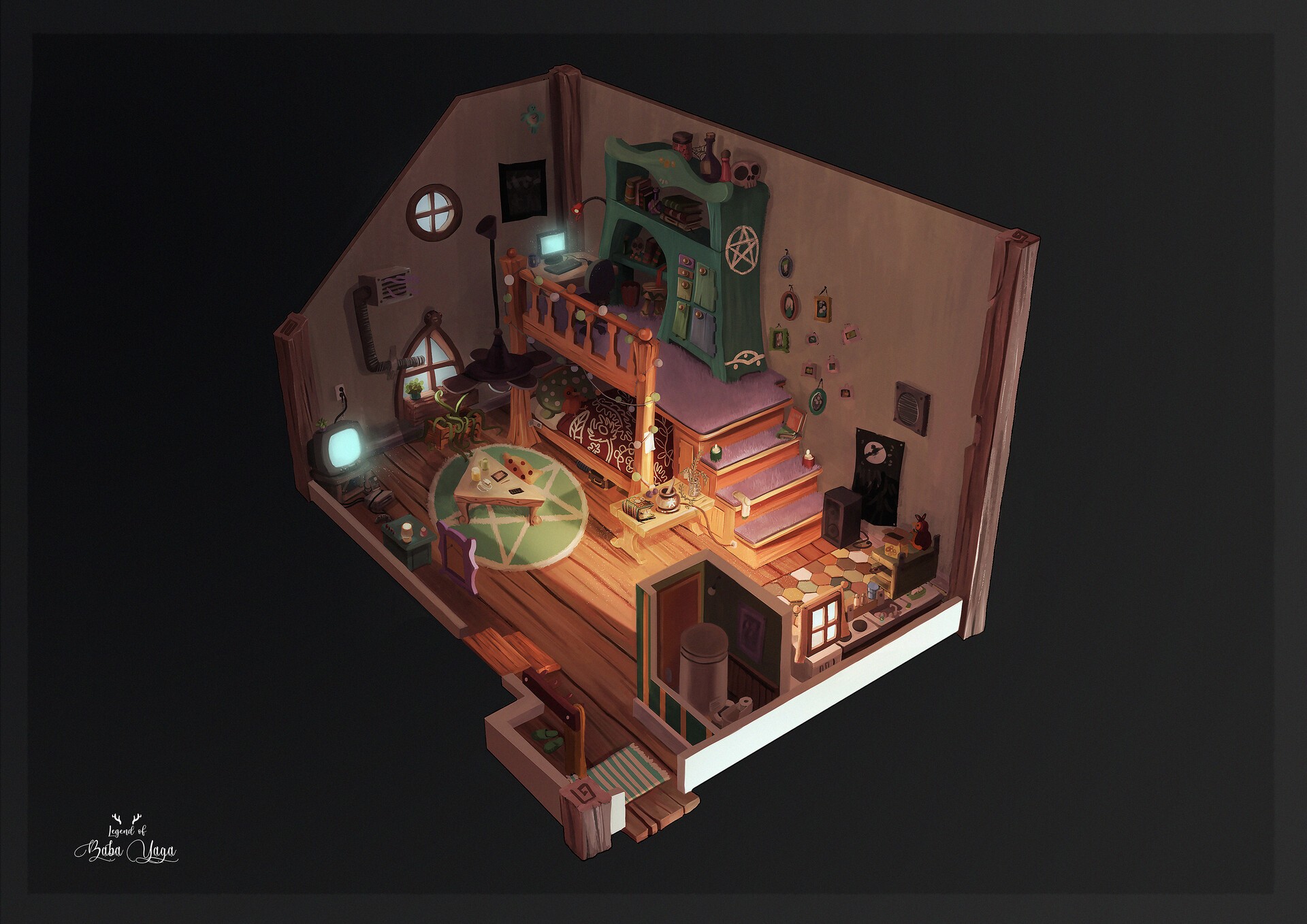 Baba Yaga- House Concept par LadyLandeline