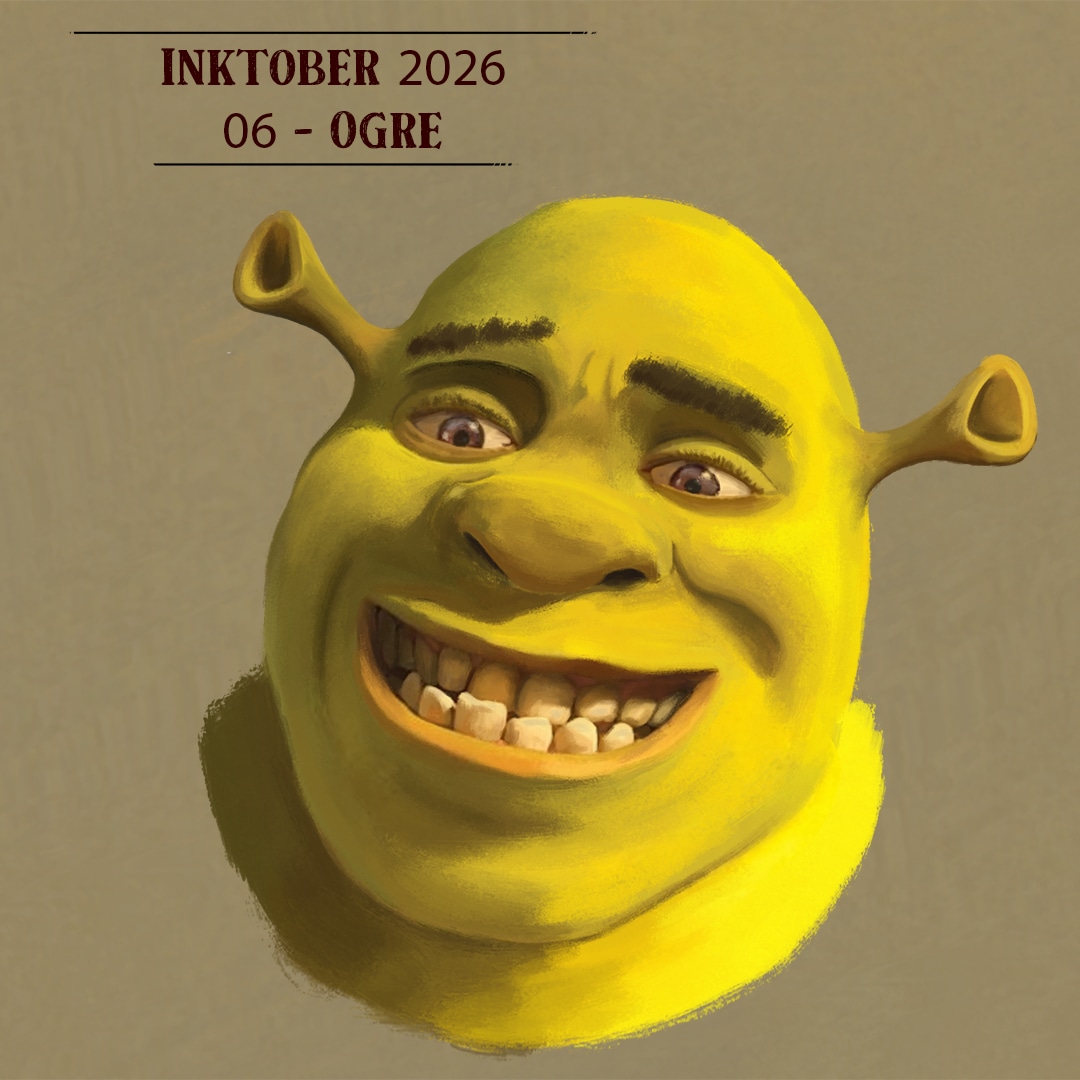 Inktober 2026 jour 6: Ogre par LucasMonbel